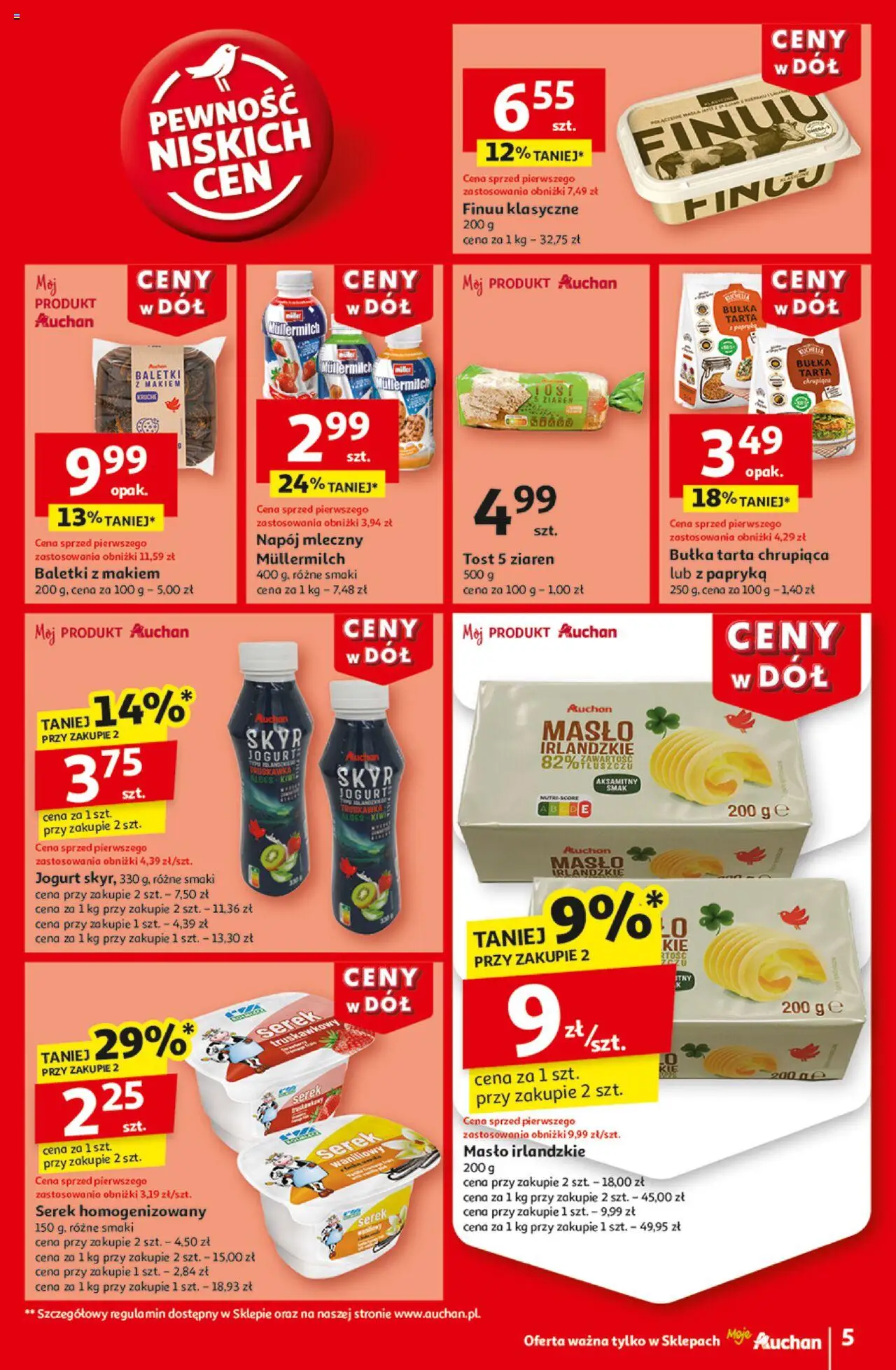 Auchan Ceny w dół Gazetka ważna od 23.01.2025 do 29.01.2025 strona 7