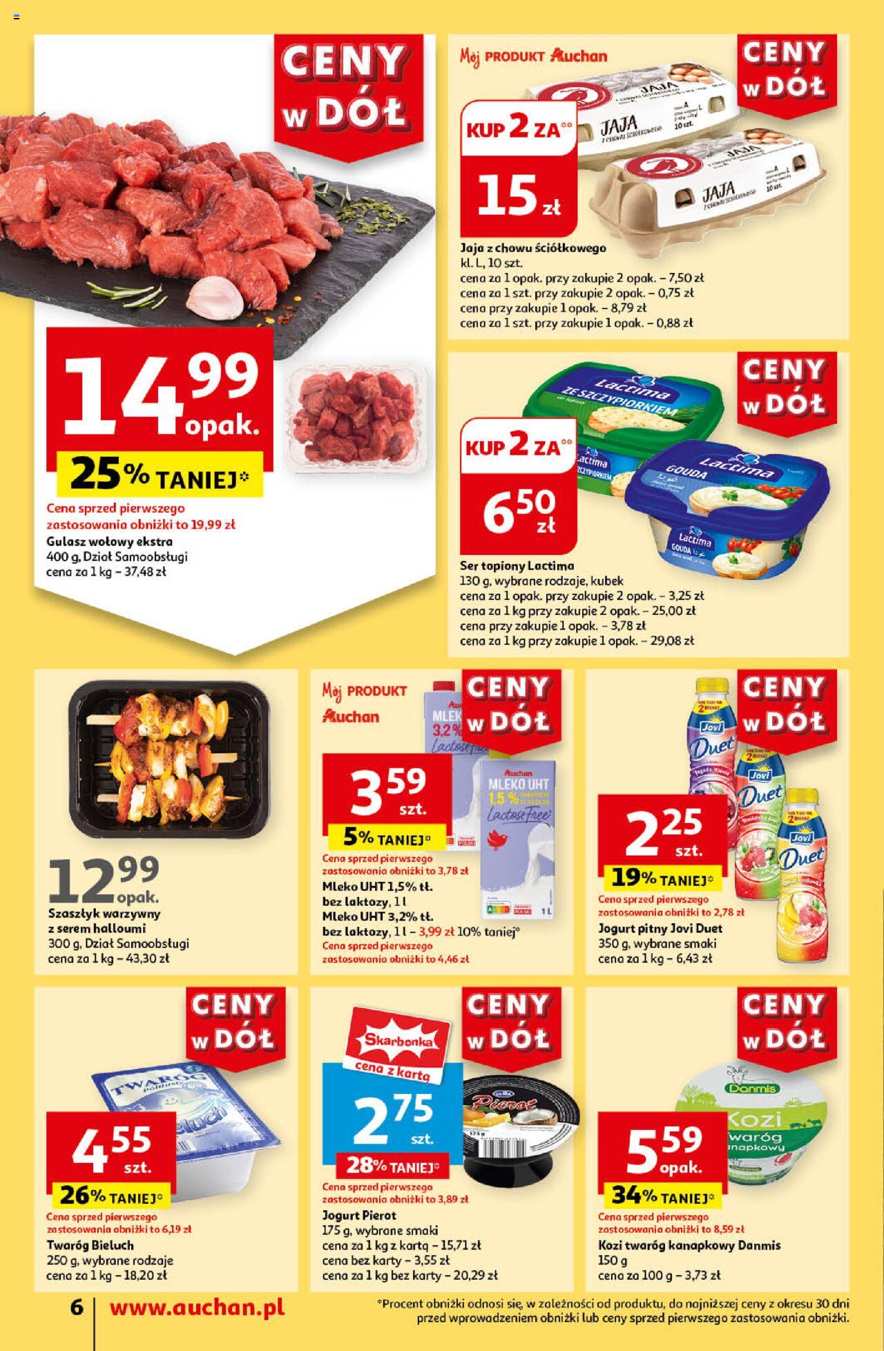 Auchan Ceny w dół  Gazetka ważna od 25.07.2024 do 31.07.2024 strona 6