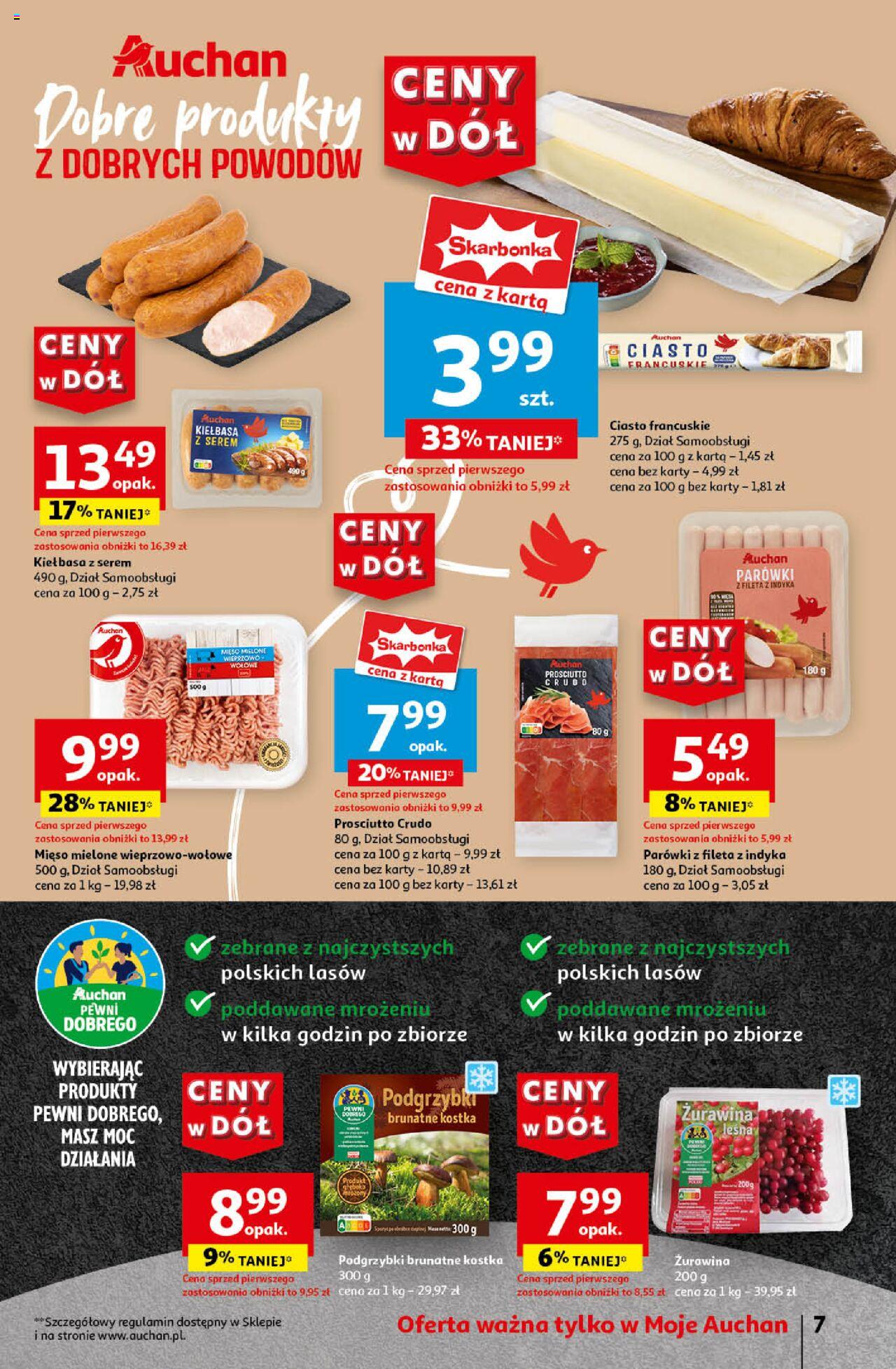 Auchan Ceny w dół  Gazetka ważna od 25.07.2024 do 31.07.2024 strona 7