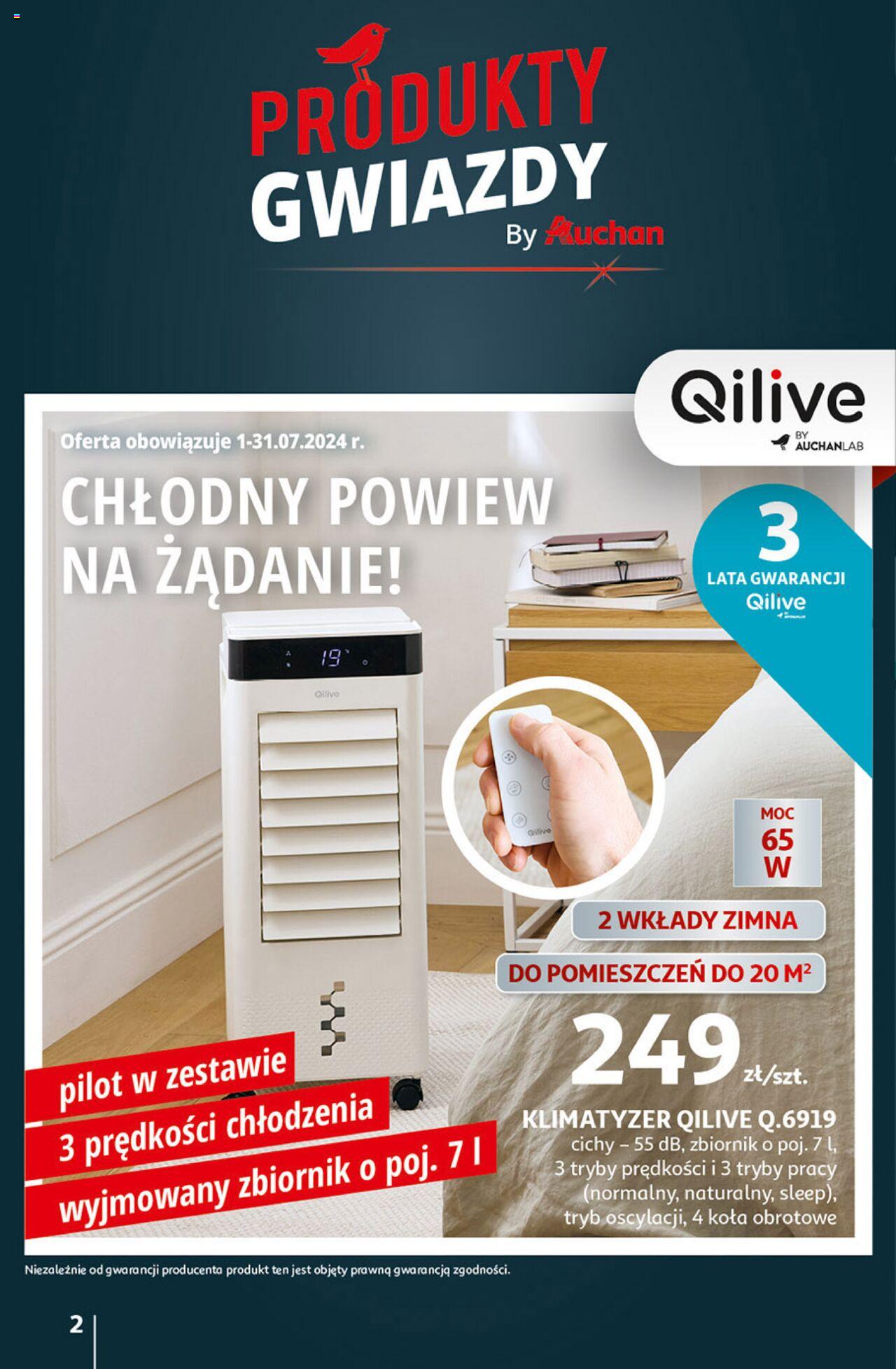 Auchan Ceny w dół Hipermarket Gazetka ważna od 04.07.2024 do 10.07.2024 strona 2