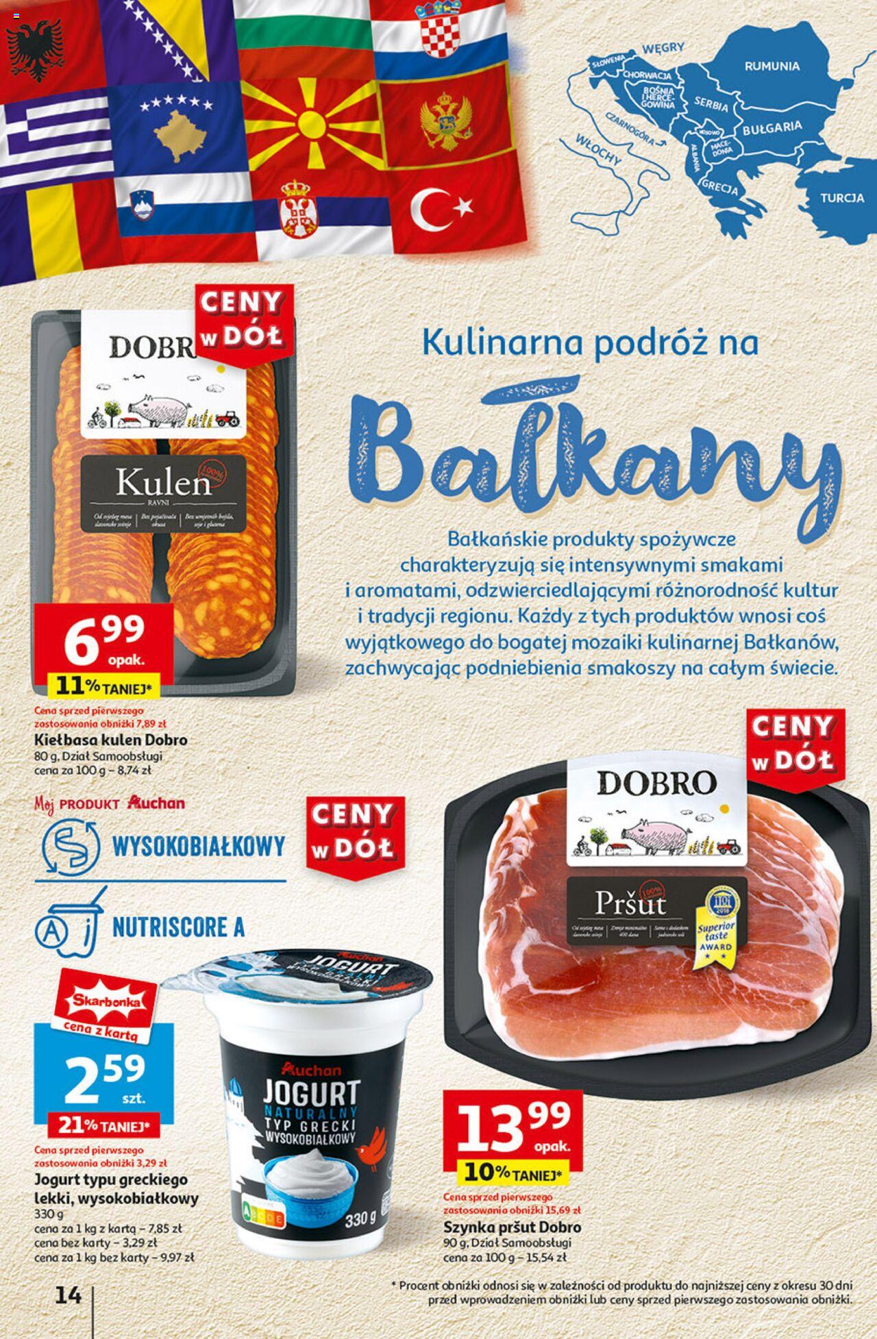 Auchan Ceny w dół Hipermarket Gazetka ważna od 04.07.2024 do 10.07.2024 strona 16