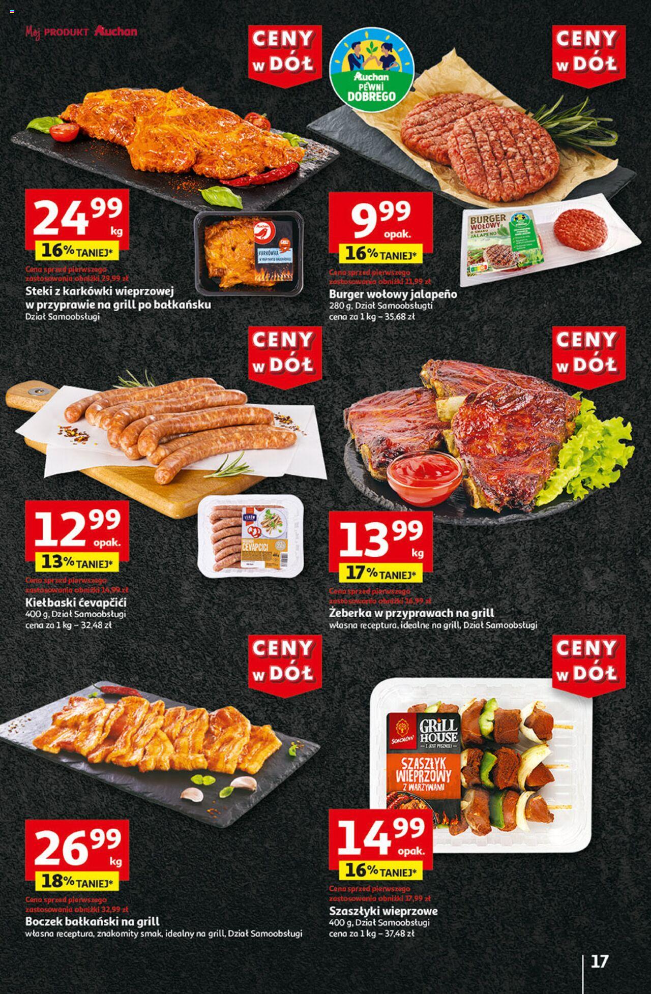 Auchan Ceny w dół Hipermarket Gazetka ważna od 04.07.2024 do 10.07.2024 strona 19