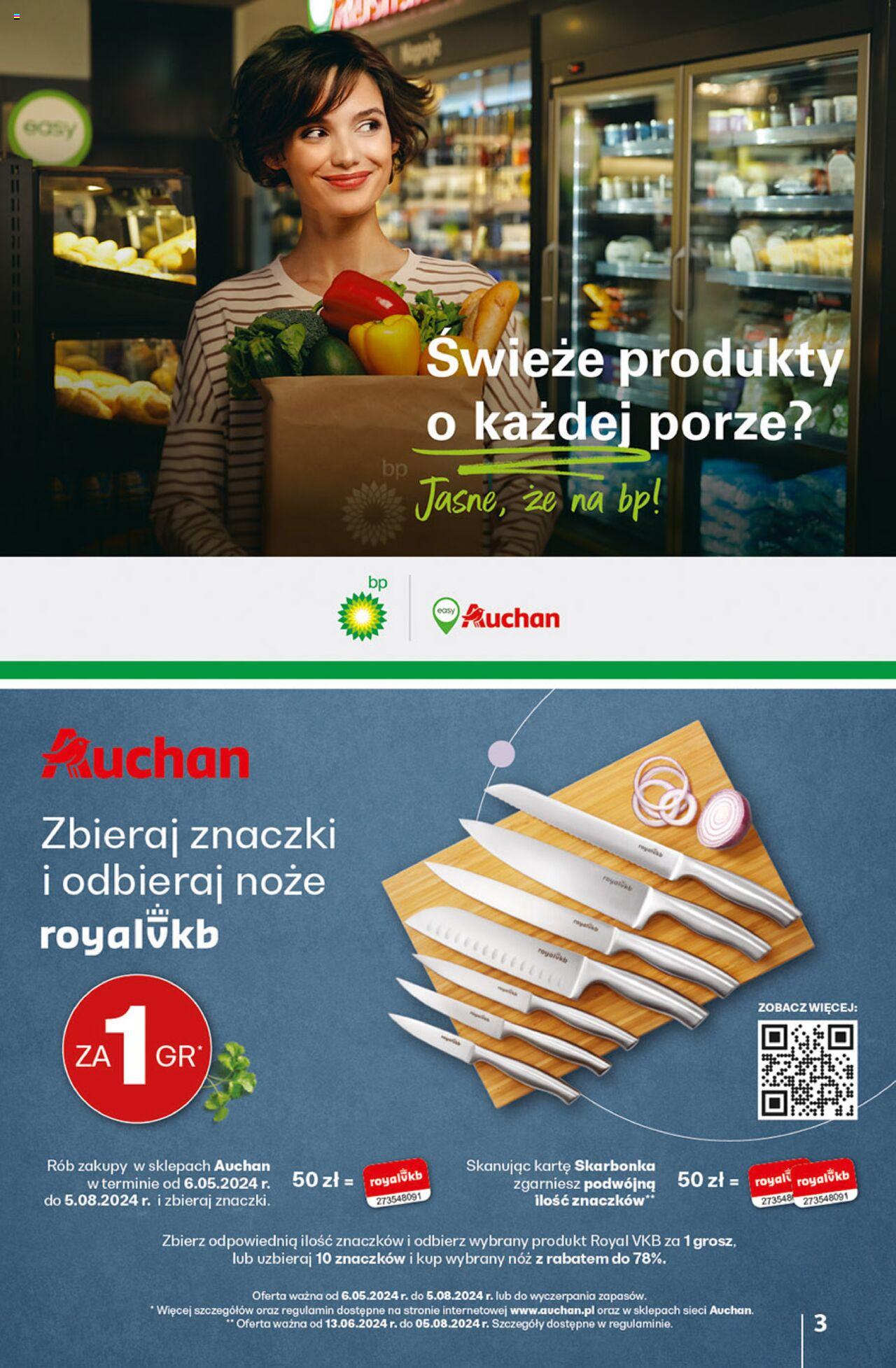 Auchan Ceny w dół Hipermarket Gazetka ważna od 04.07.2024 do 10.07.2024 strona 3