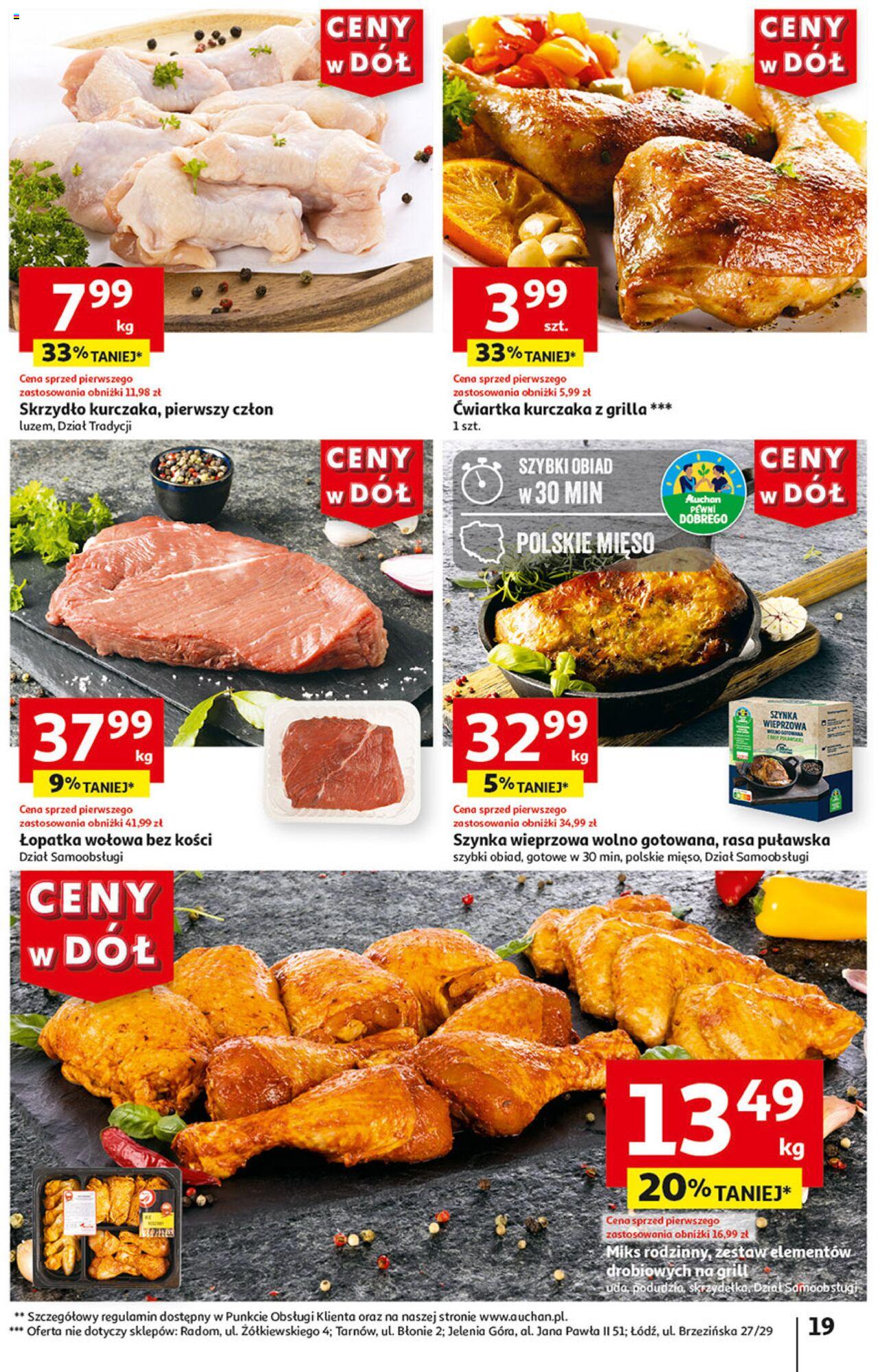 Auchan Ceny w dół Hipermarket Gazetka ważna od 04.07.2024 do 10.07.2024 strona 21