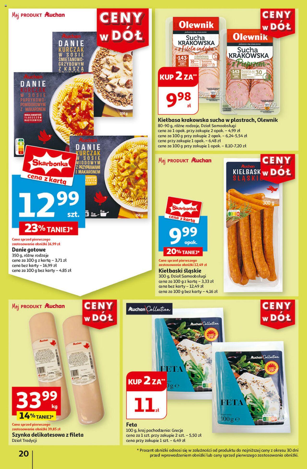 Auchan Ceny w dół Hipermarket Gazetka ważna od 04.07.2024 do 10.07.2024 strona 22