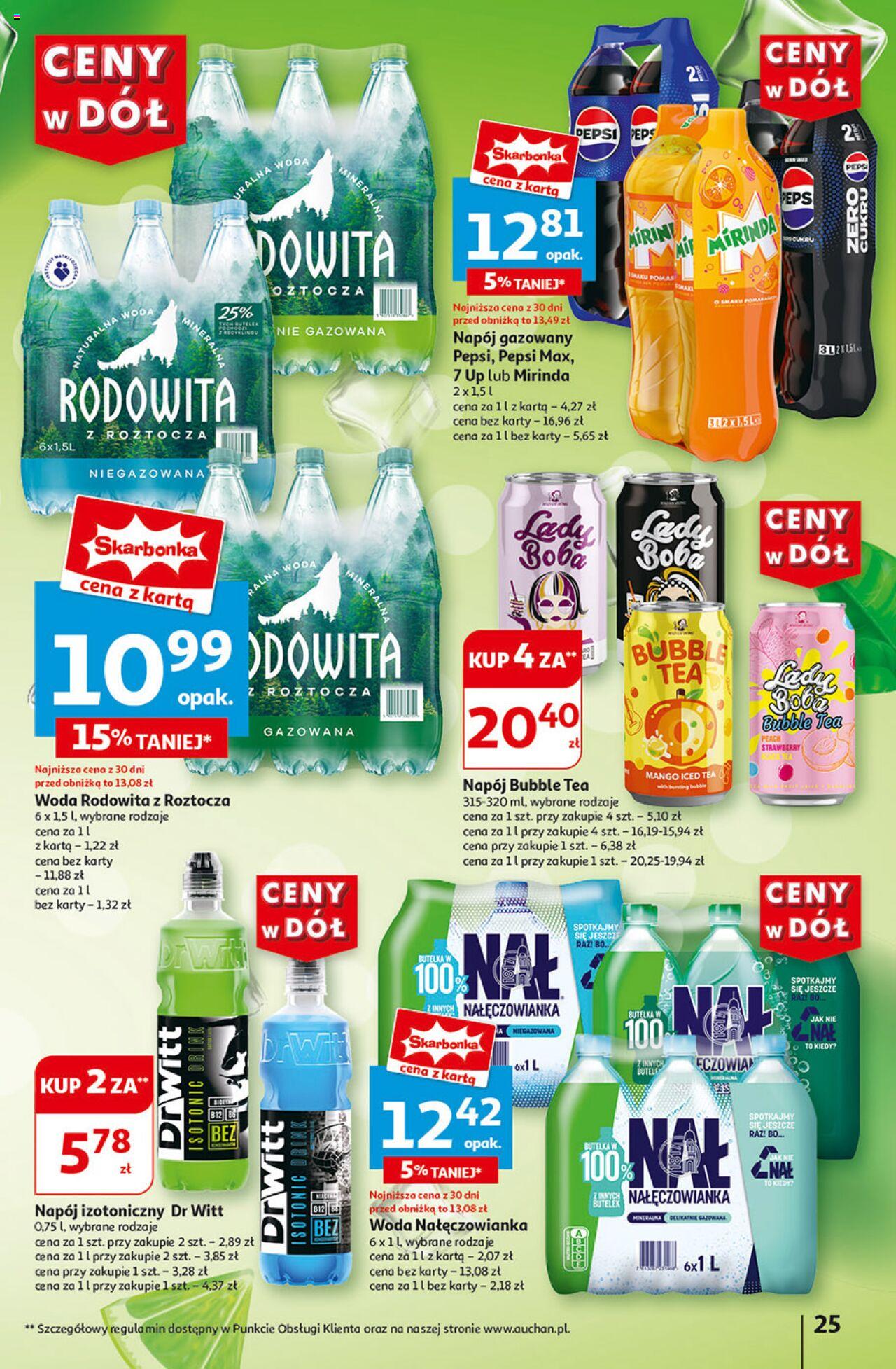 Auchan Ceny w dół Hipermarket Gazetka ważna od 04.07.2024 do 10.07.2024 strona 27