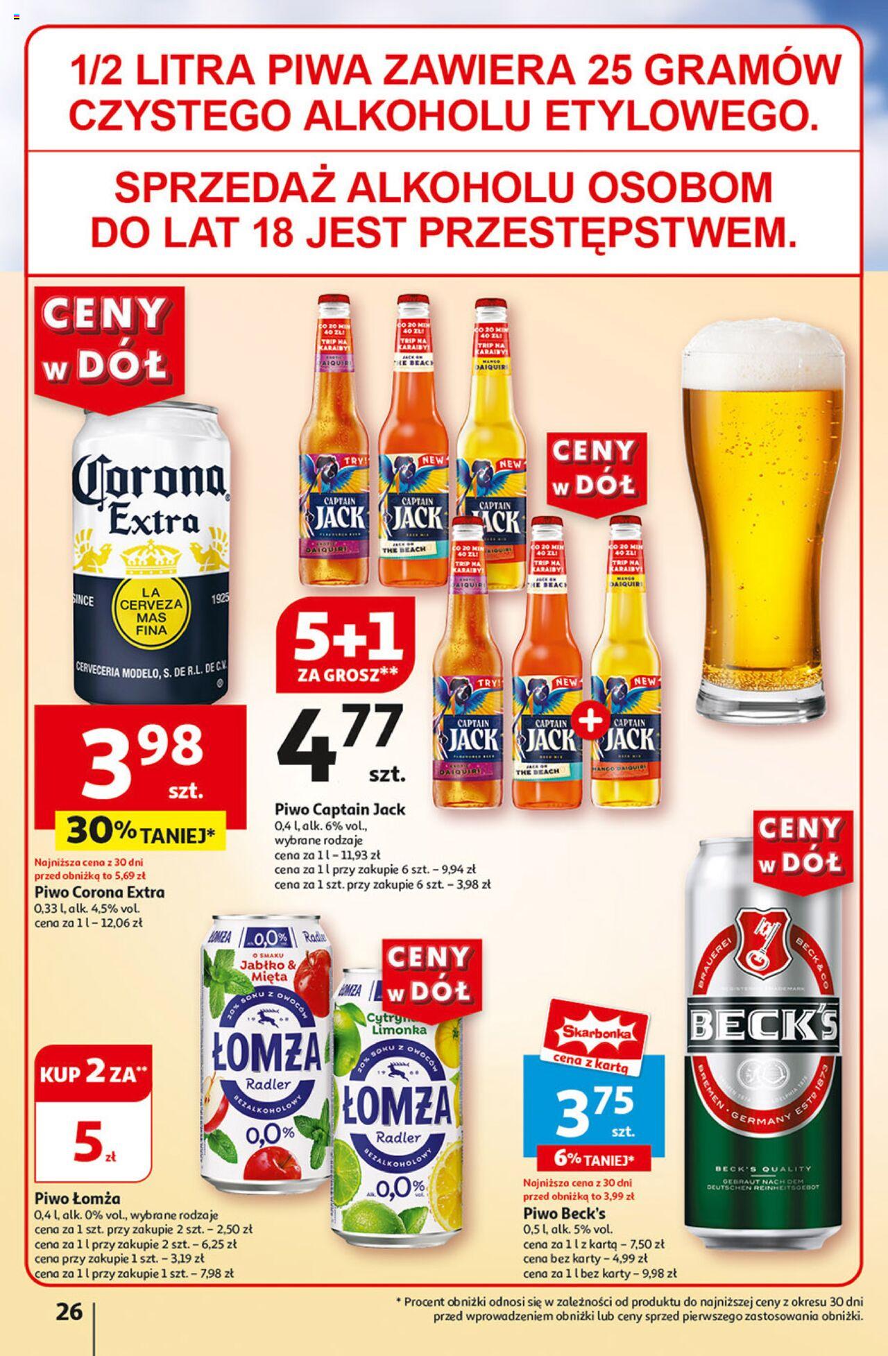 Auchan Ceny w dół Hipermarket Gazetka ważna od 04.07.2024 do 10.07.2024 strona 28
