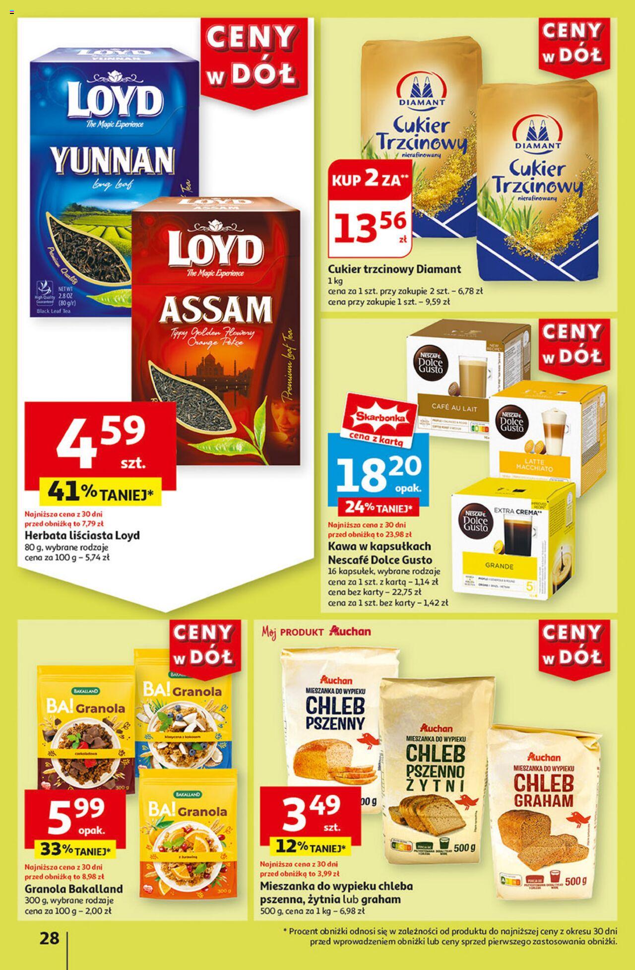 Auchan Ceny w dół Hipermarket Gazetka ważna od 04.07.2024 do 10.07.2024 strona 30
