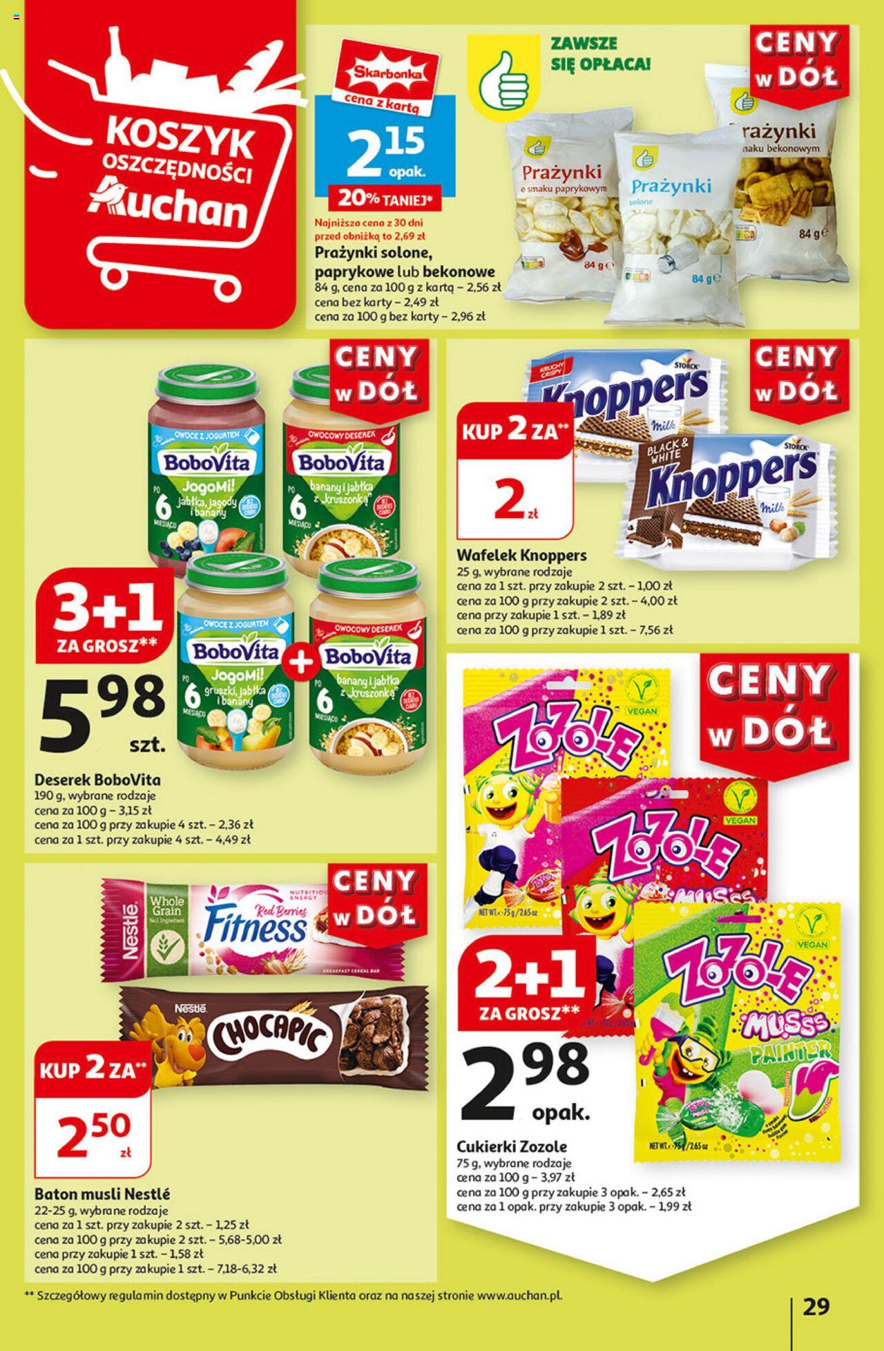 Auchan Ceny w dół Hipermarket Gazetka ważna od 04.07.2024 do 10.07.2024 strona 31