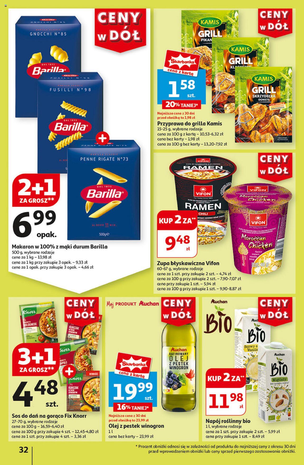 Auchan Ceny w dół Hipermarket Gazetka ważna od 04.07.2024 do 10.07.2024 strona 34