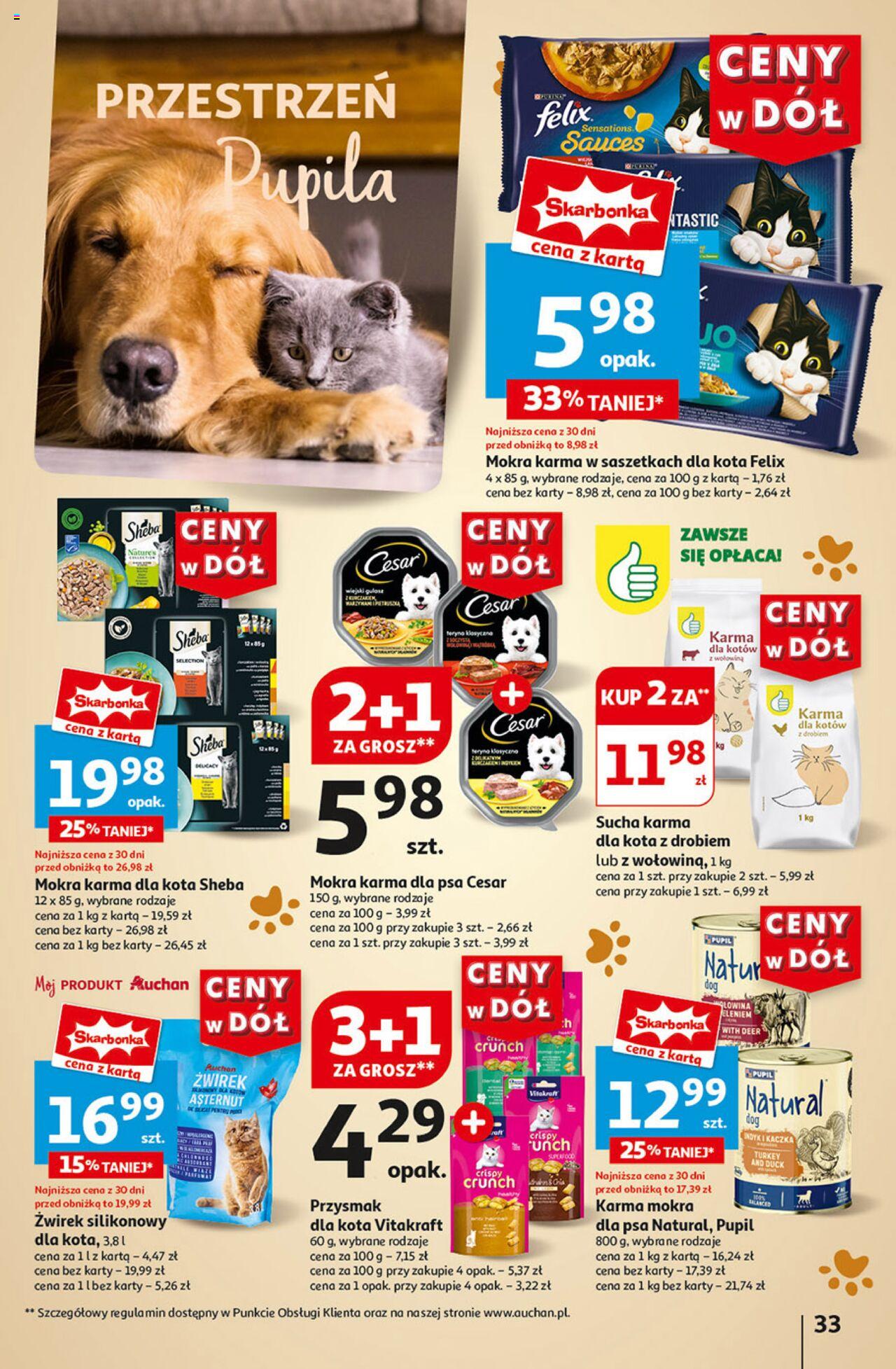 Auchan Ceny w dół Hipermarket Gazetka ważna od 04.07.2024 do 10.07.2024 strona 35