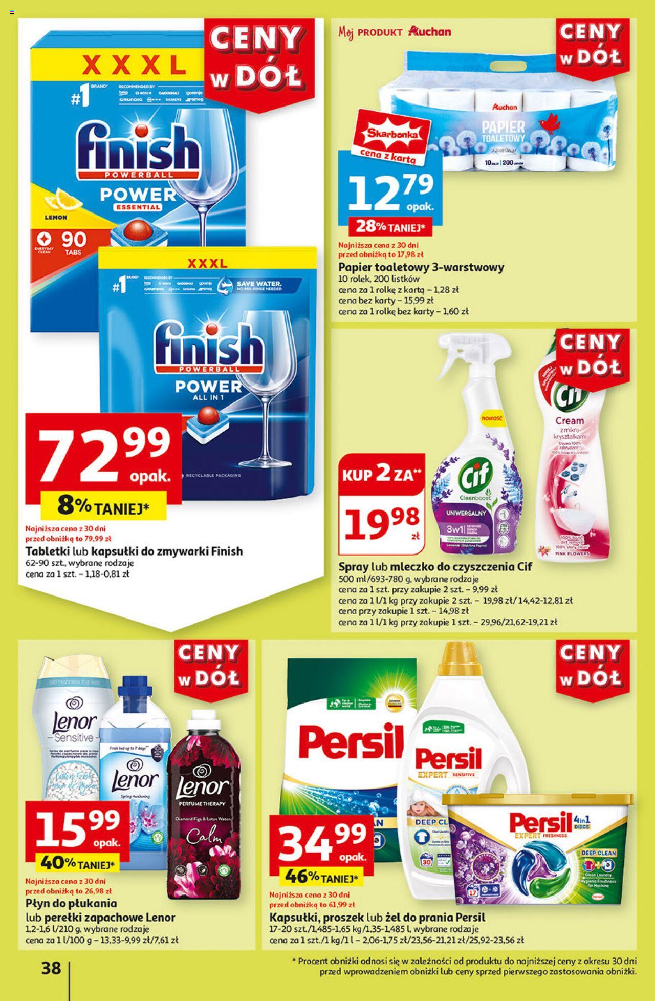 Auchan Ceny w dół Hipermarket Gazetka ważna od 04.07.2024 do 10.07.2024 strona 40
