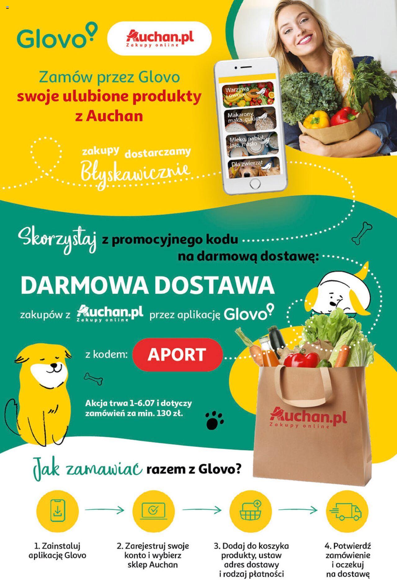 Auchan Ceny w dół Hipermarket Gazetka ważna od 04.07.2024 do 10.07.2024 strona 47