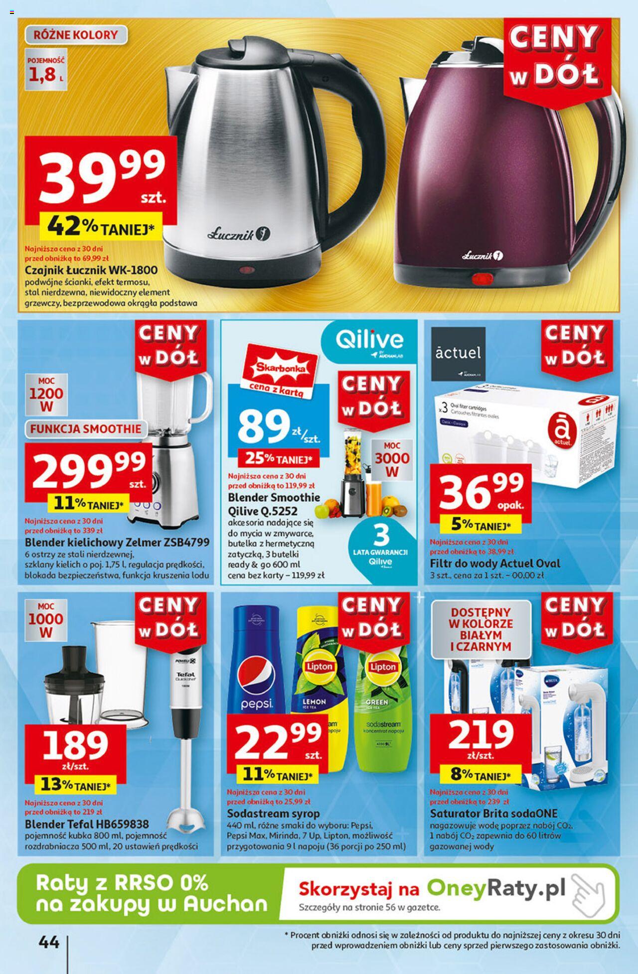 Auchan Ceny w dół Hipermarket Gazetka ważna od 04.07.2024 do 10.07.2024 strona 51