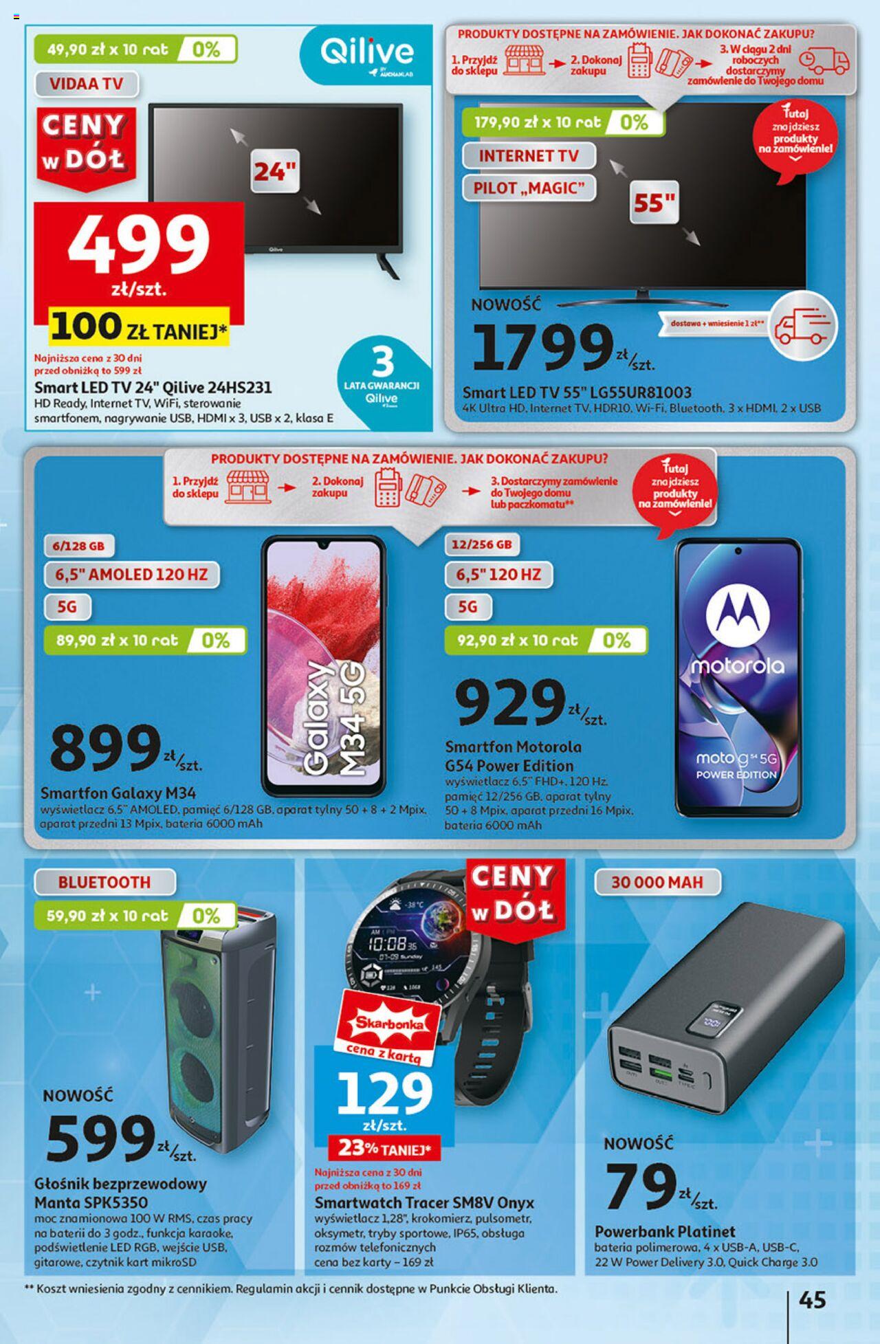 Auchan Ceny w dół Hipermarket Gazetka ważna od 04.07.2024 do 10.07.2024 strona 52