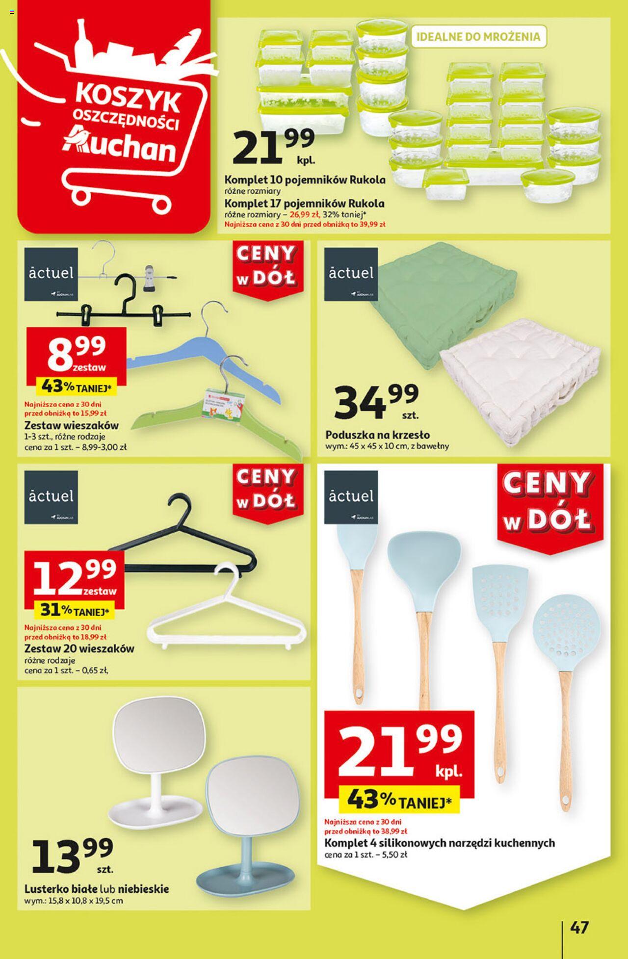 Auchan Ceny w dół Hipermarket Gazetka ważna od 04.07.2024 do 10.07.2024 strona 54