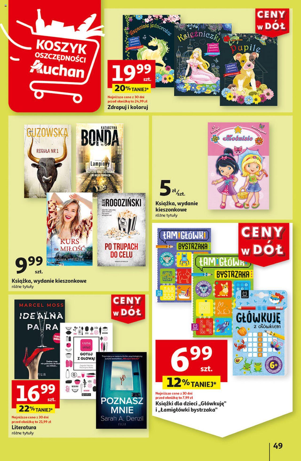 Auchan Ceny w dół Hipermarket Gazetka ważna od 04.07.2024 do 10.07.2024 strona 56