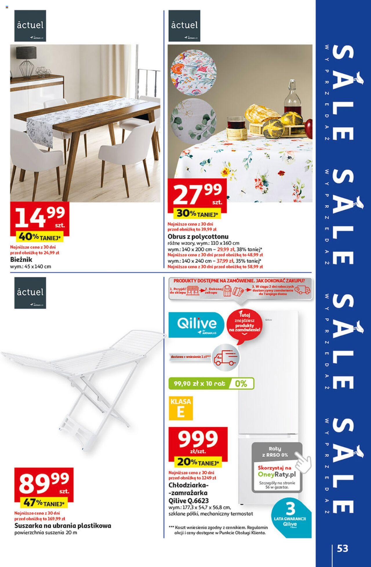 Auchan Ceny w dół Hipermarket Gazetka ważna od 04.07.2024 do 10.07.2024 strona 60
