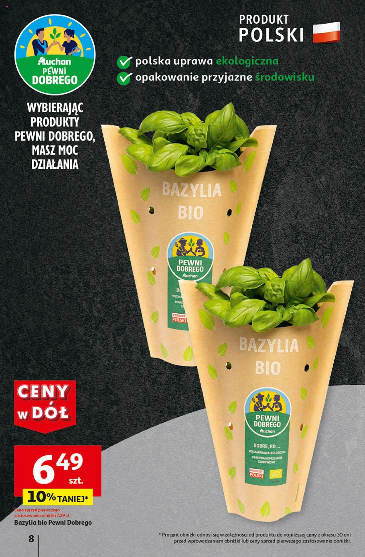 Auchan Ceny w dół Hipermarket Gazetka ważna od 04.07.2024 do 10.07.2024 strona 10