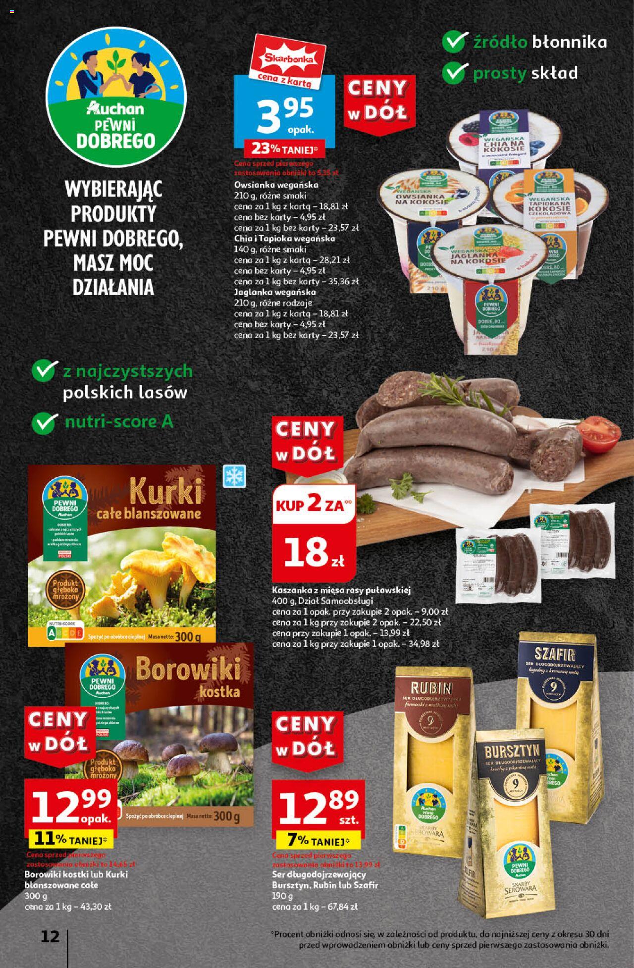 Auchan Ceny w dół Hipermarket Gazetka ważna  od 06.06.2024 do 12.06.2024 strona 12