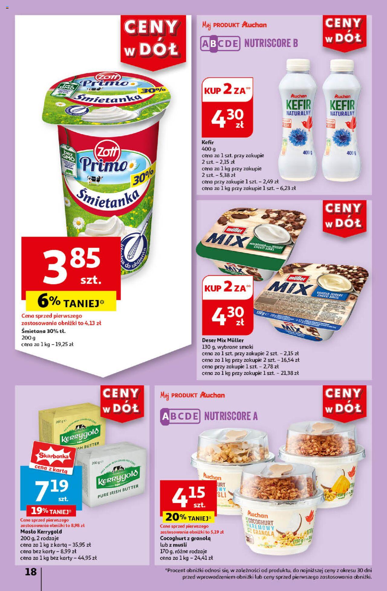 Auchan Ceny w dół Hipermarket Gazetka ważna  od 06.06.2024 do 12.06.2024 strona 18