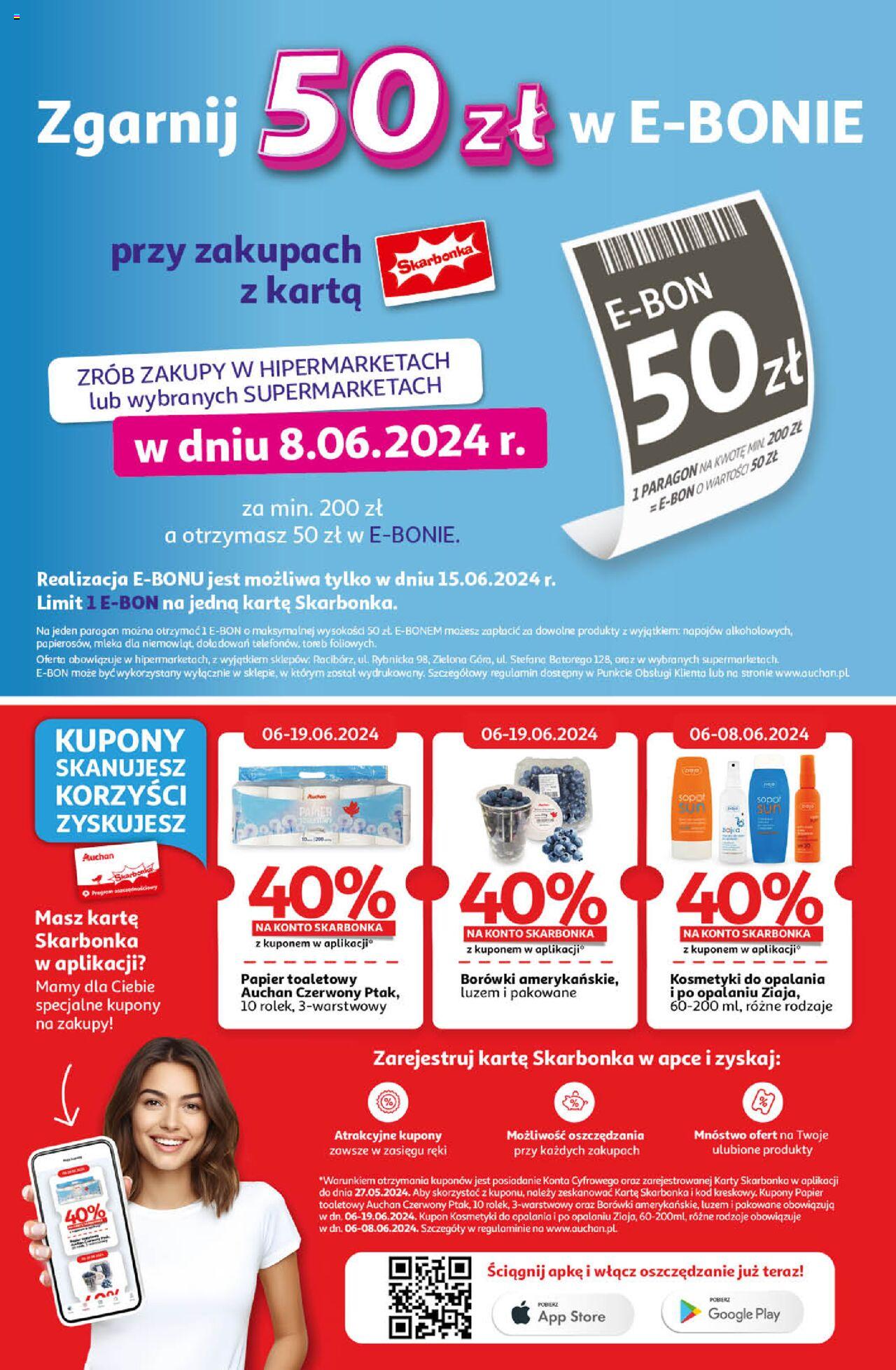 Auchan Ceny w dół Hipermarket Gazetka ważna  od 06.06.2024 do 12.06.2024 strona 3