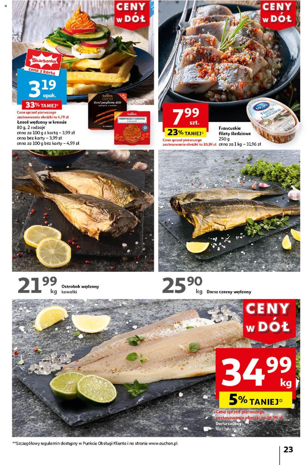 Auchan Ceny w dół Hipermarket Gazetka ważna  od 06.06.2024 do 12.06.2024 strona 23