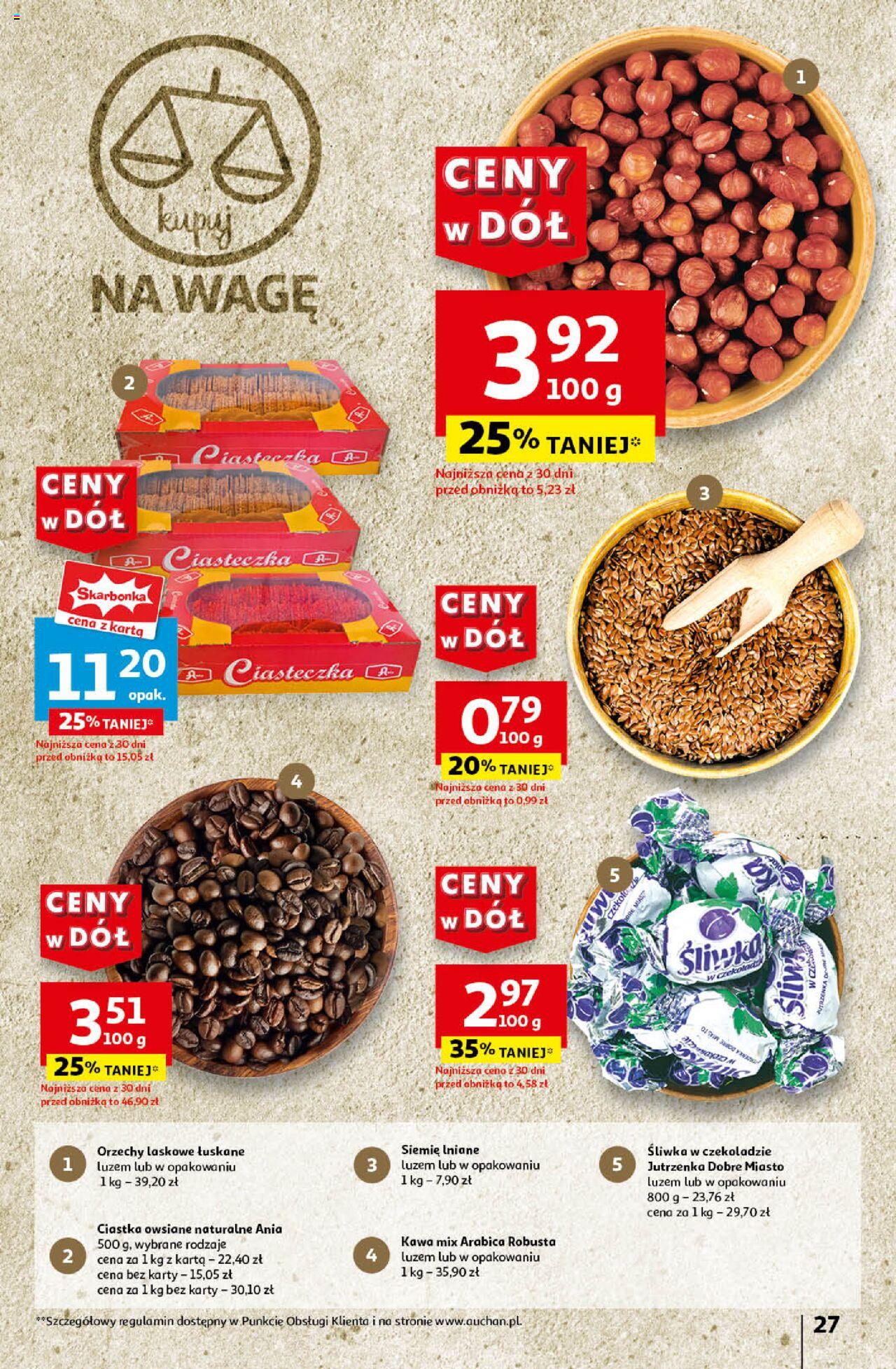 Auchan Ceny w dół Hipermarket Gazetka ważna  od 06.06.2024 do 12.06.2024 strona 27
