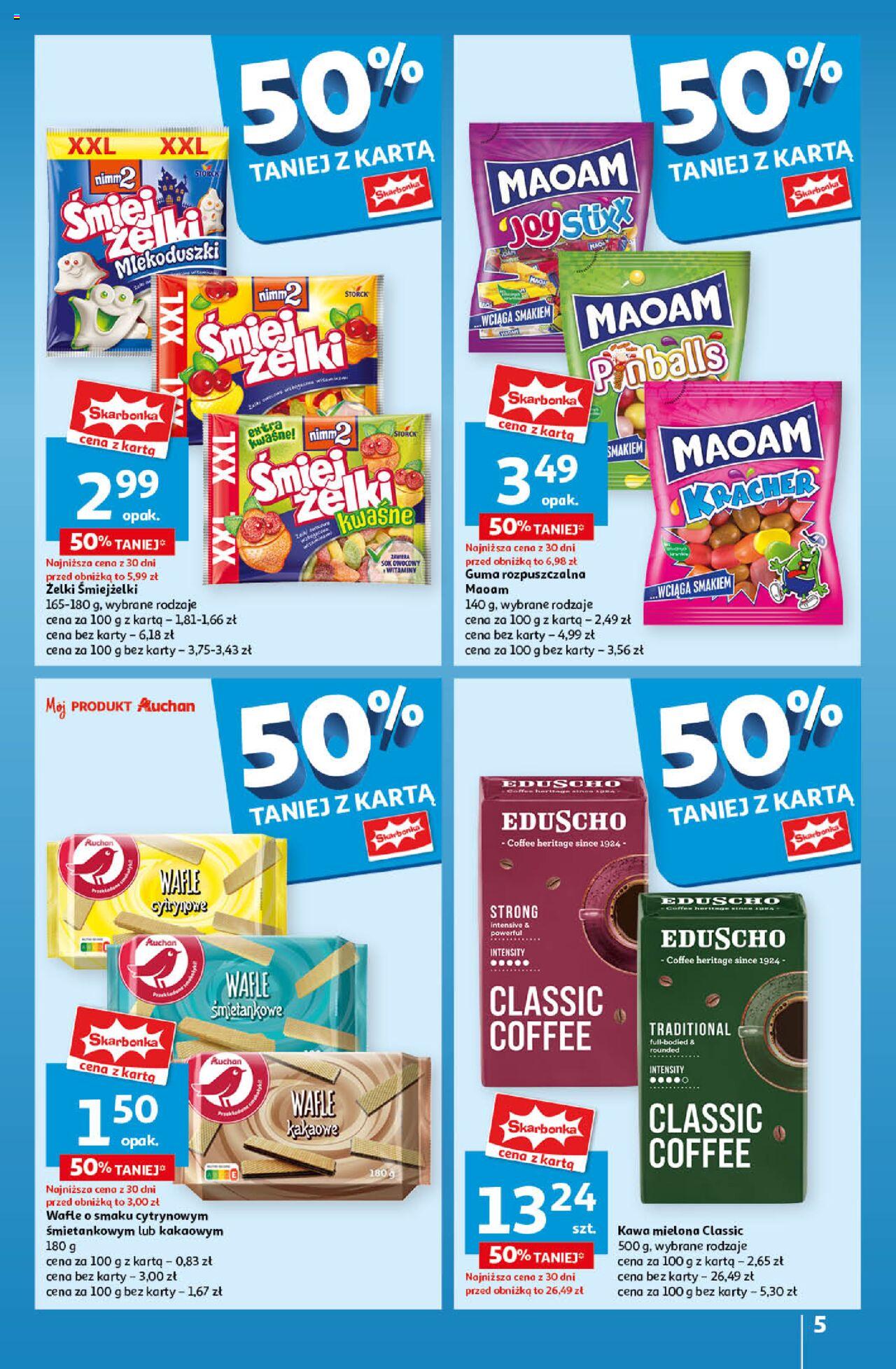 Auchan Ceny w dół Hipermarket Gazetka ważna  od 06.06.2024 do 12.06.2024 strona 5