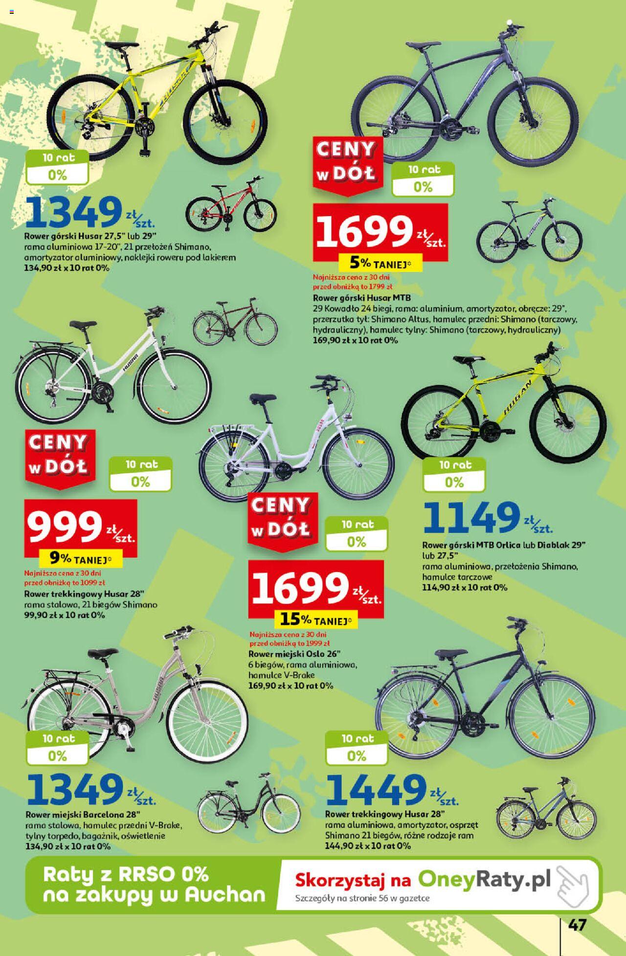 Auchan Ceny w dół Hipermarket Gazetka ważna  od 06.06.2024 do 12.06.2024 strona 46