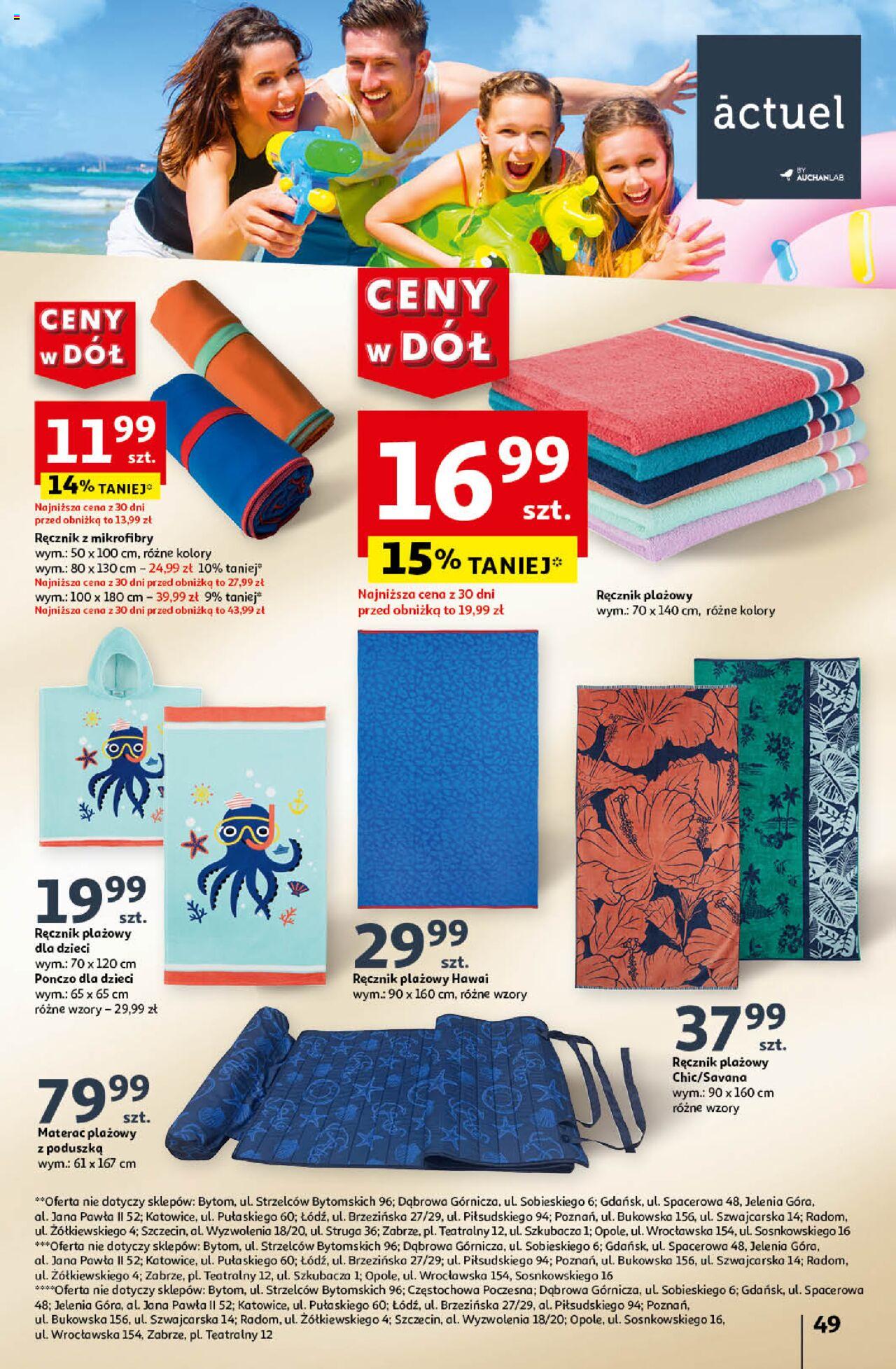 Auchan Ceny w dół Hipermarket Gazetka ważna  od 06.06.2024 do 12.06.2024 strona 48