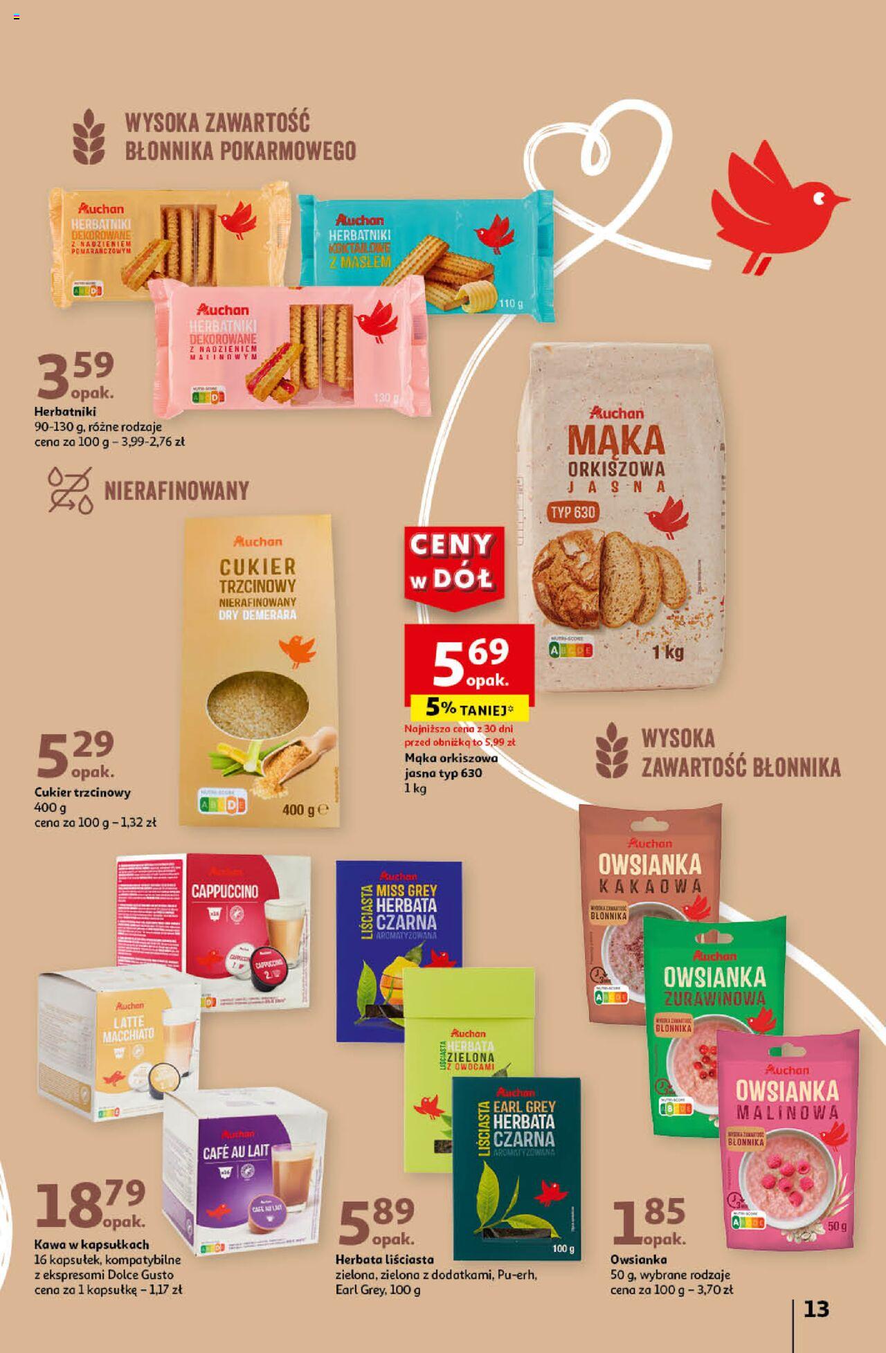 Auchan Ceny w dół Hipermarket Gazetka ważna od 11.07.2024 do 17.07.2024 strona 15