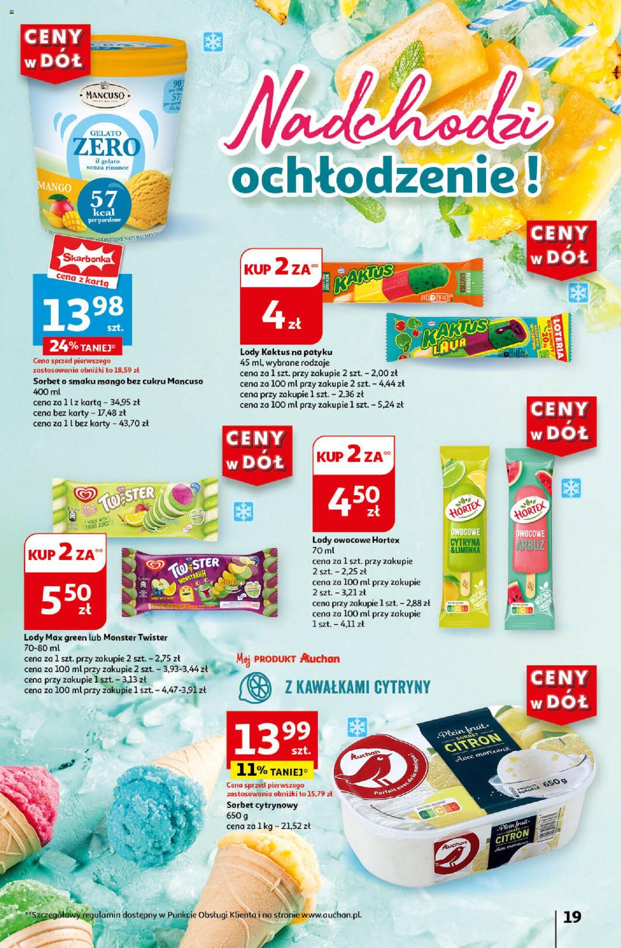 Auchan Ceny w dół Hipermarket Gazetka ważna od 11.07.2024 do 17.07.2024 strona 20