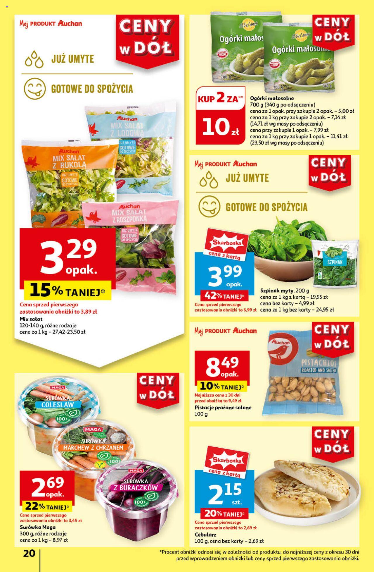 Auchan Ceny w dół Hipermarket Gazetka ważna od 11.07.2024 do 17.07.2024 strona 21