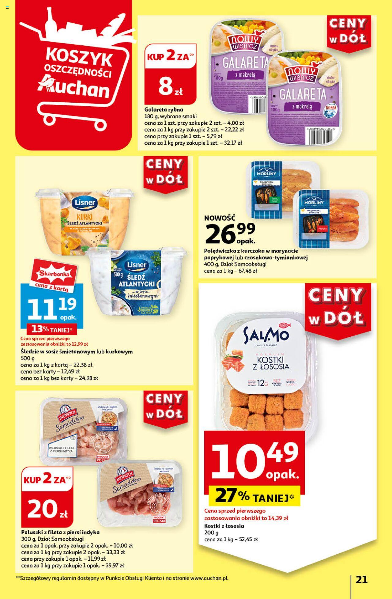 Auchan Ceny w dół Hipermarket Gazetka ważna od 11.07.2024 do 17.07.2024 strona 22