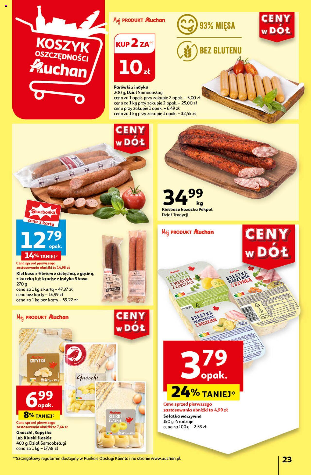 Auchan Ceny w dół Hipermarket Gazetka ważna od 11.07.2024 do 17.07.2024 strona 24