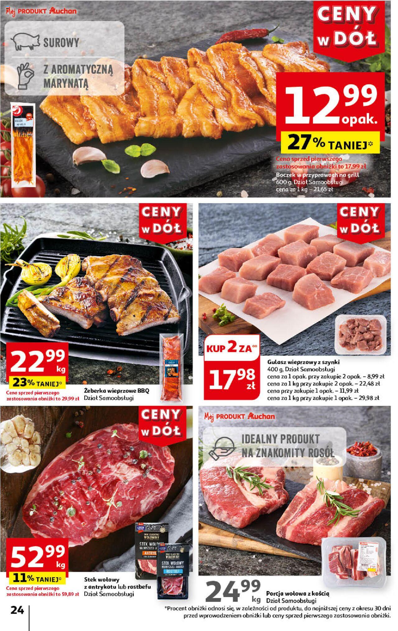 Auchan Ceny w dół Hipermarket Gazetka ważna od 11.07.2024 do 17.07.2024 strona 25