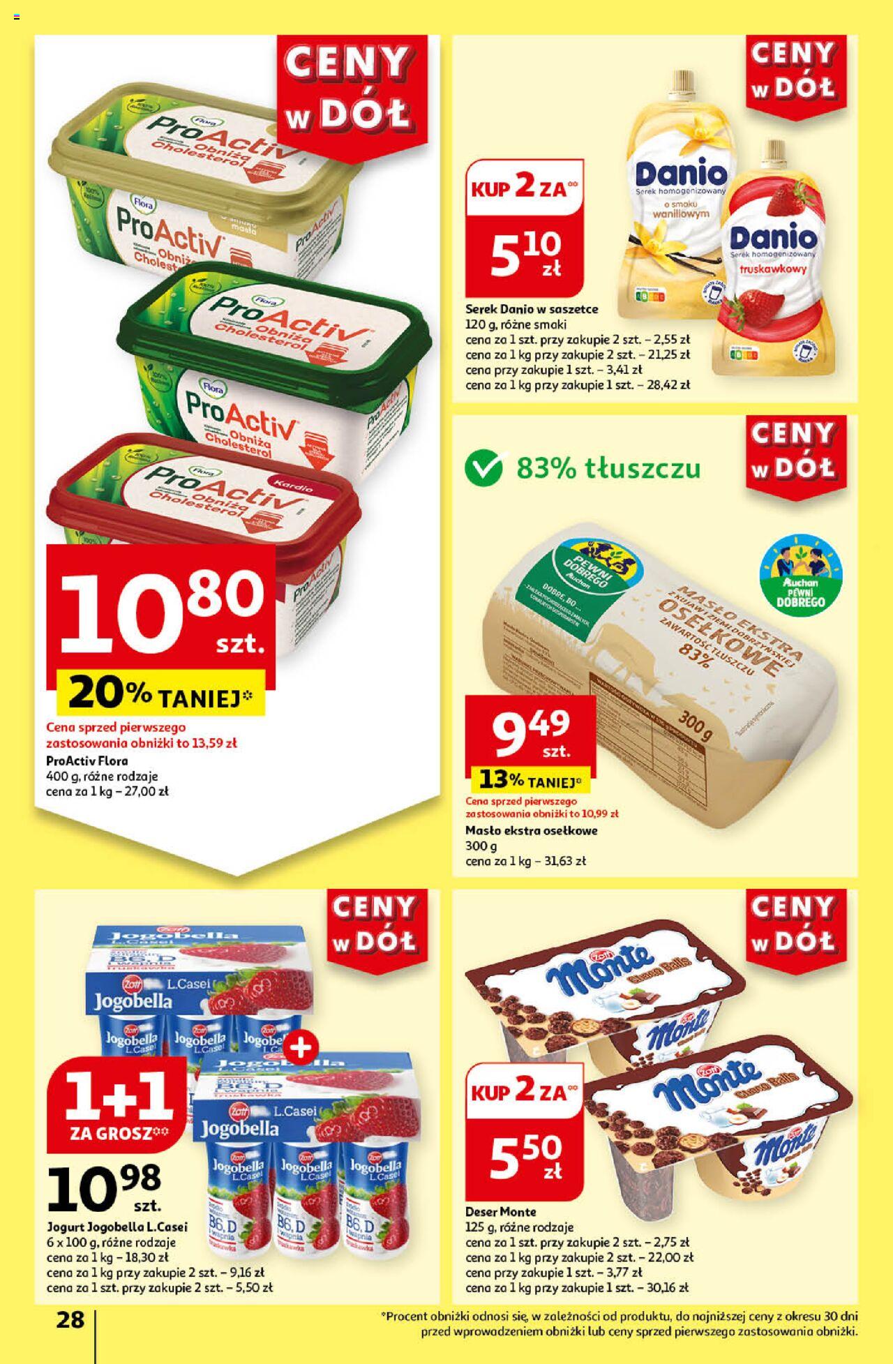 Auchan Ceny w dół Hipermarket Gazetka ważna od 11.07.2024 do 17.07.2024 strona 29