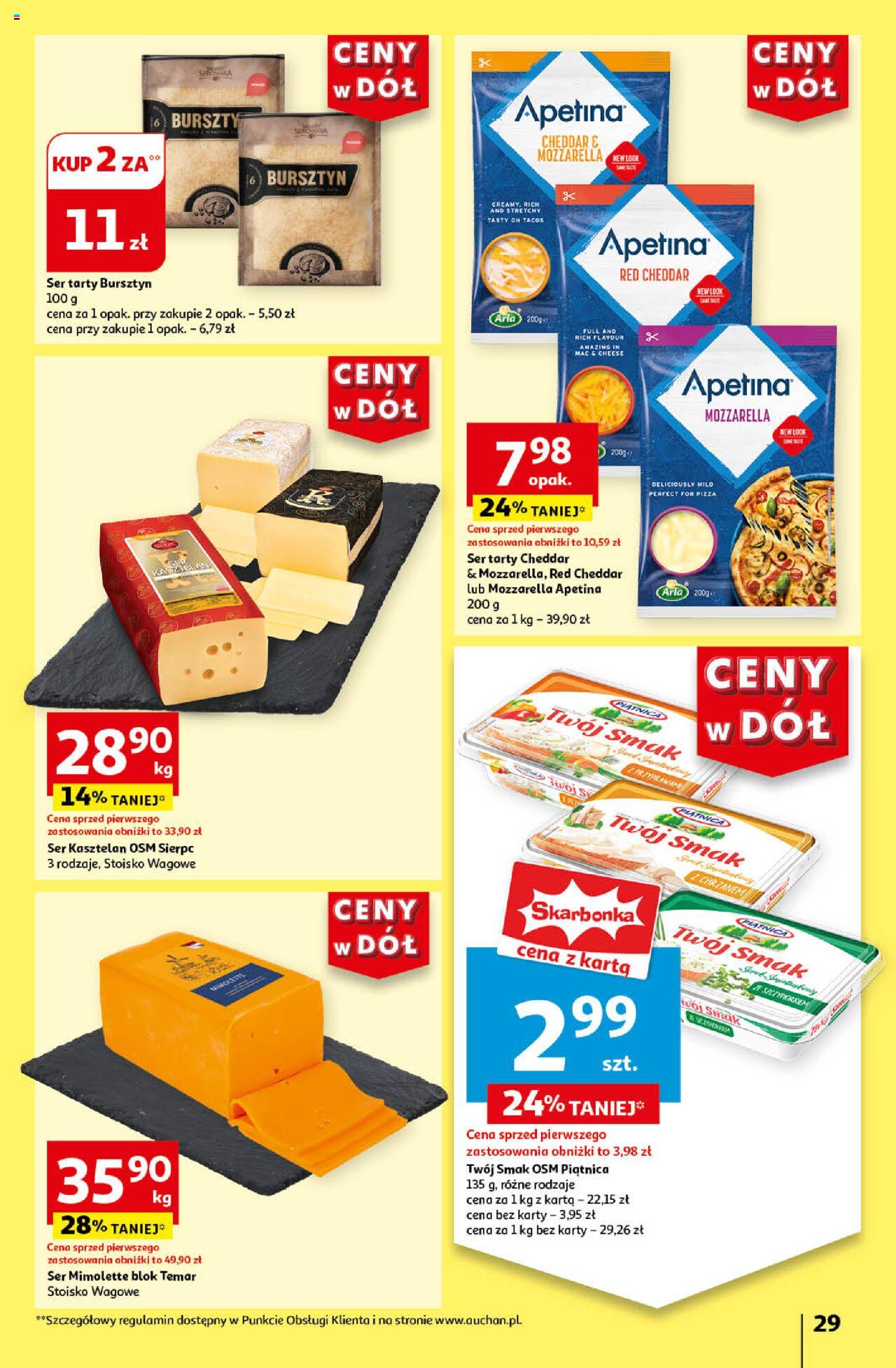 Auchan Ceny w dół Hipermarket Gazetka ważna od 11.07.2024 do 17.07.2024 strona 30