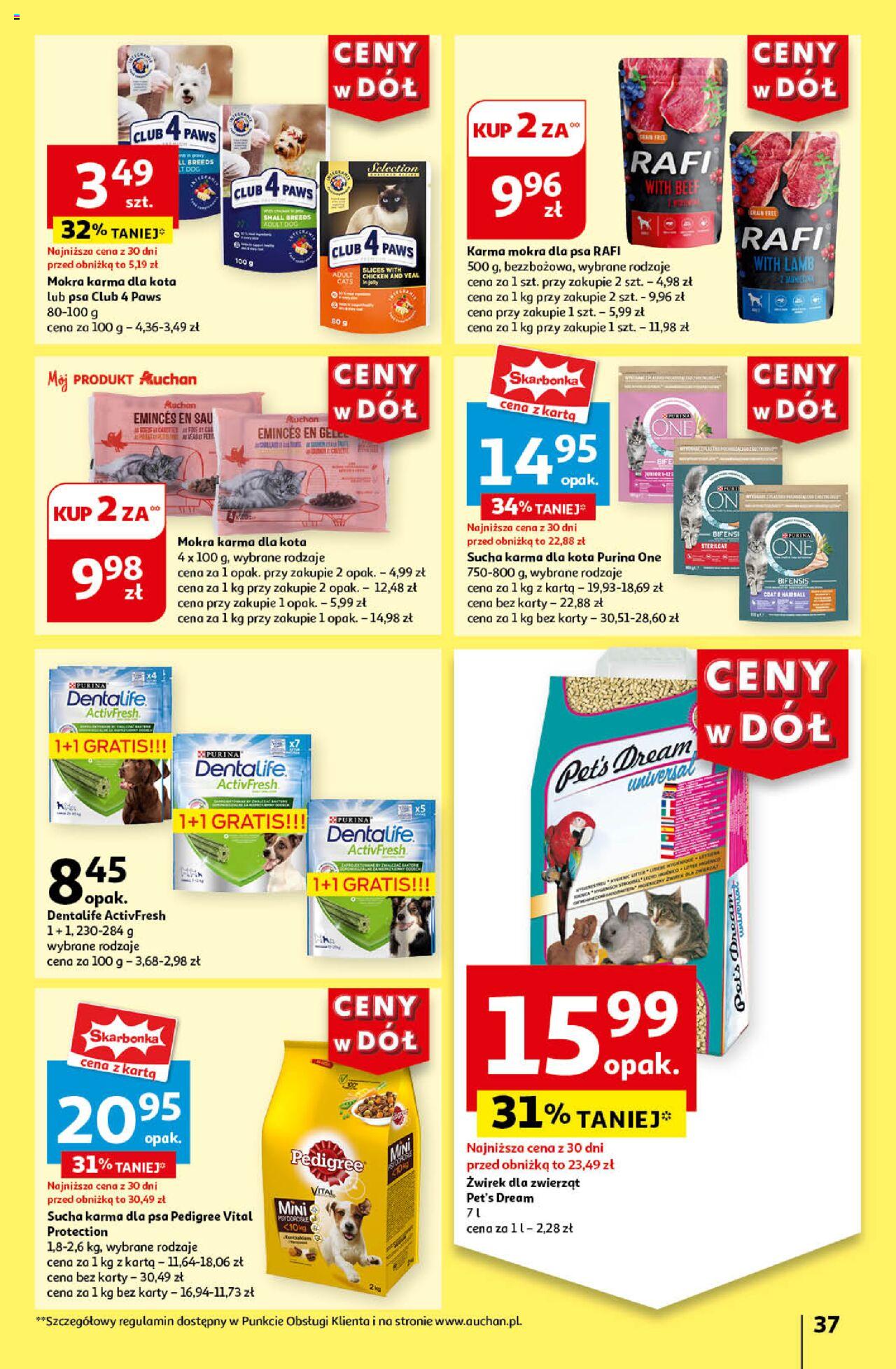 Auchan Ceny w dół Hipermarket Gazetka ważna od 11.07.2024 do 17.07.2024 strona 38