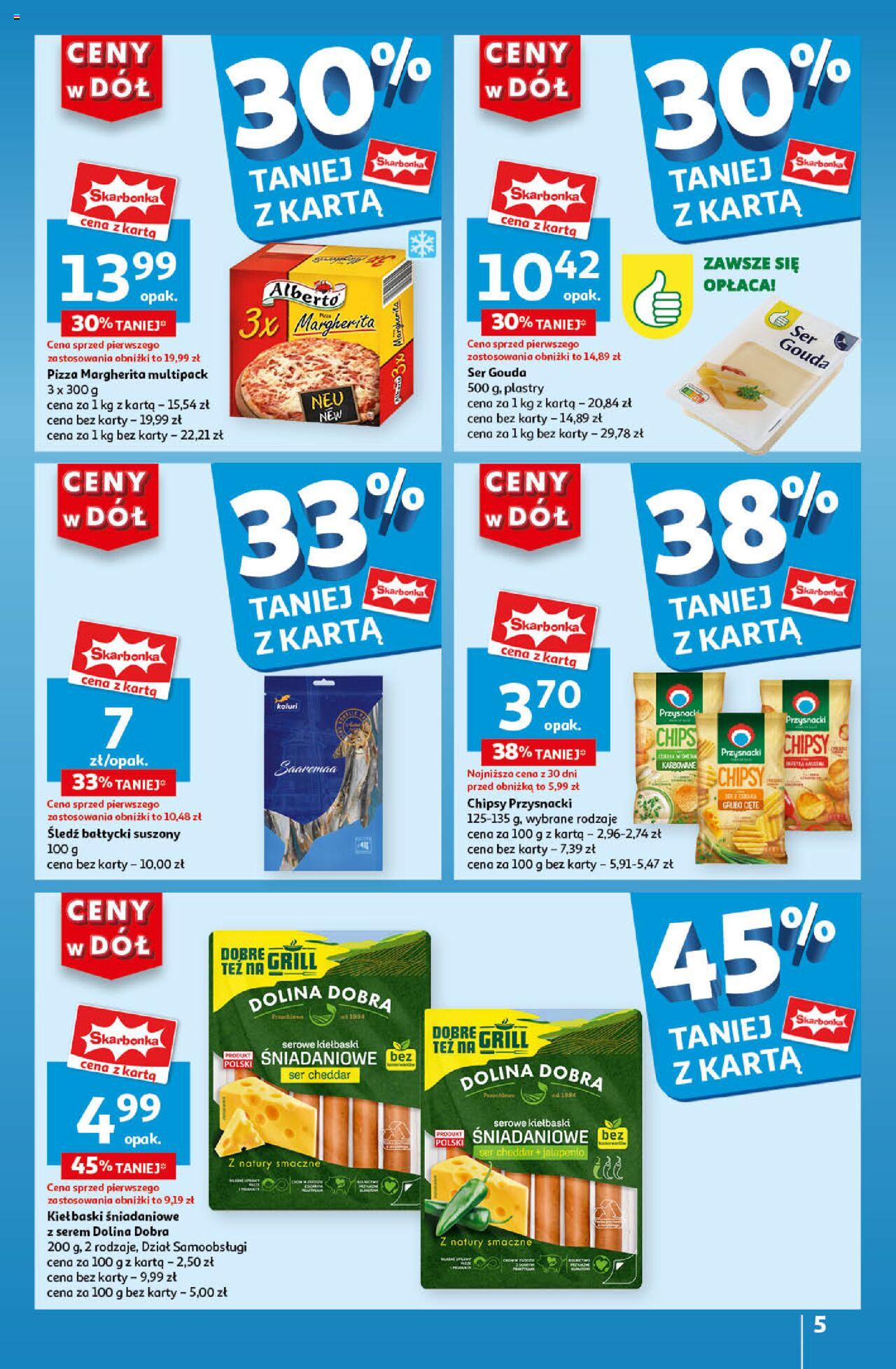 Auchan Ceny w dół Hipermarket Gazetka ważna od 11.07.2024 do 17.07.2024 strona 5