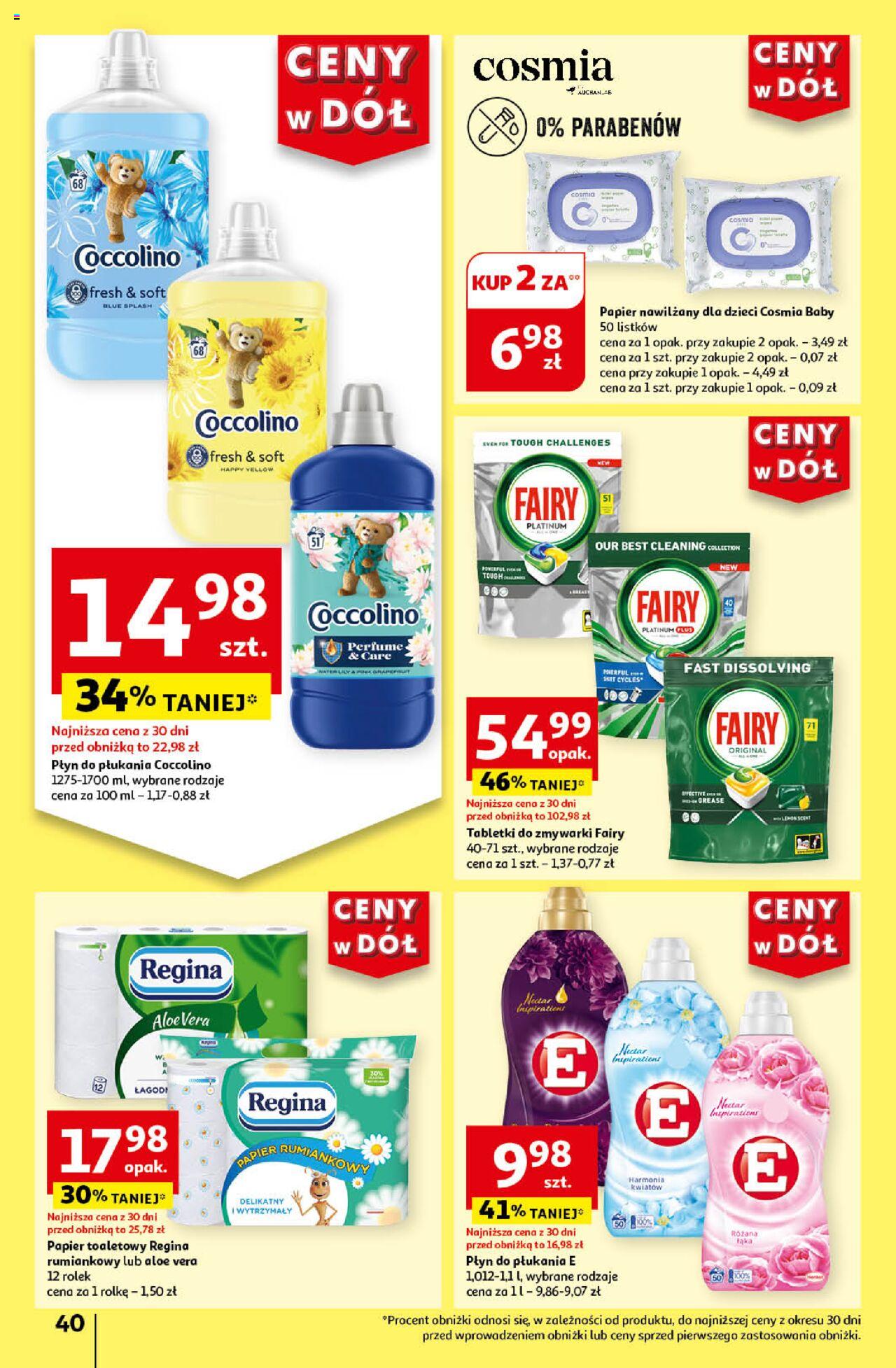 Auchan Ceny w dół Hipermarket Gazetka ważna od 11.07.2024 do 17.07.2024 strona 41