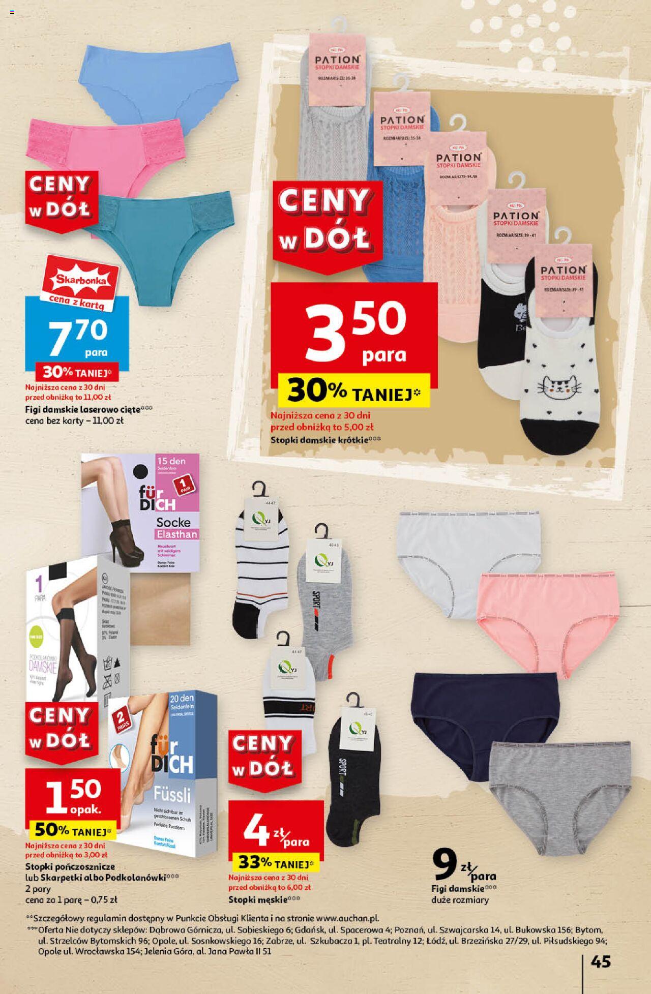 Auchan Ceny w dół Hipermarket Gazetka ważna od 11.07.2024 do 17.07.2024 strona 52