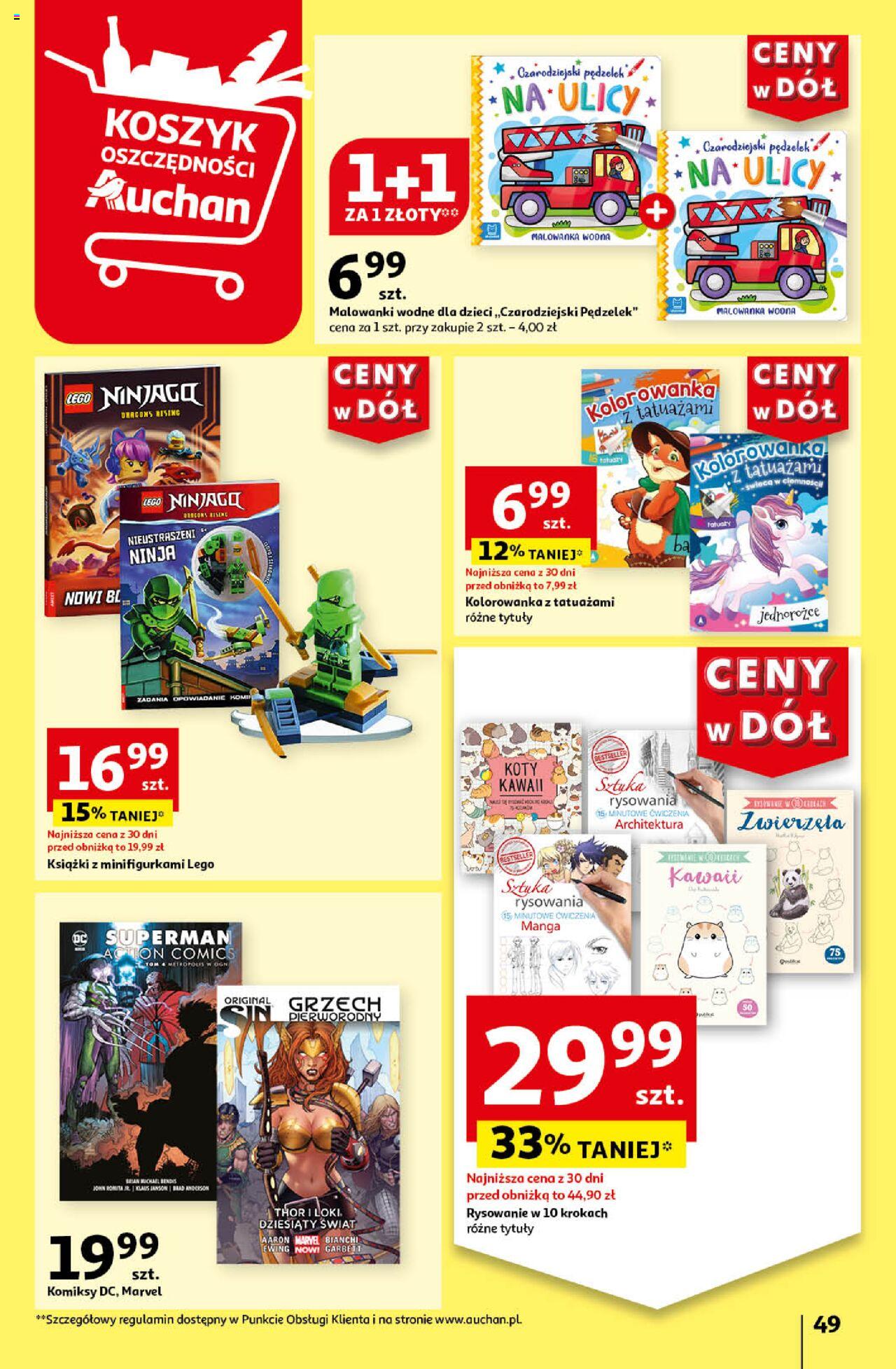 Auchan Ceny w dół Hipermarket Gazetka ważna od 11.07.2024 do 17.07.2024 strona 56