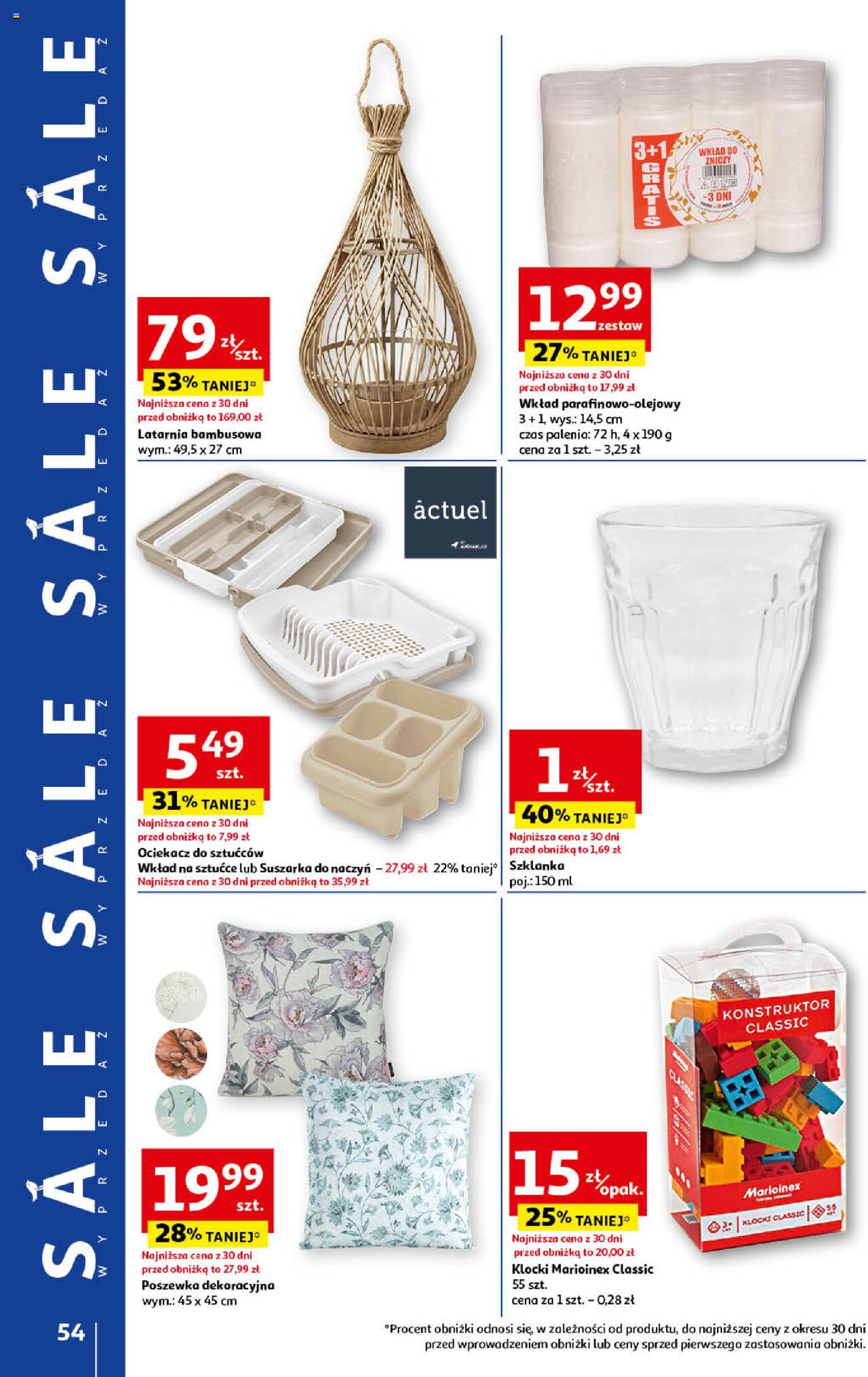 Auchan Ceny w dół Hipermarket Gazetka ważna od 11.07.2024 do 17.07.2024 strona 61