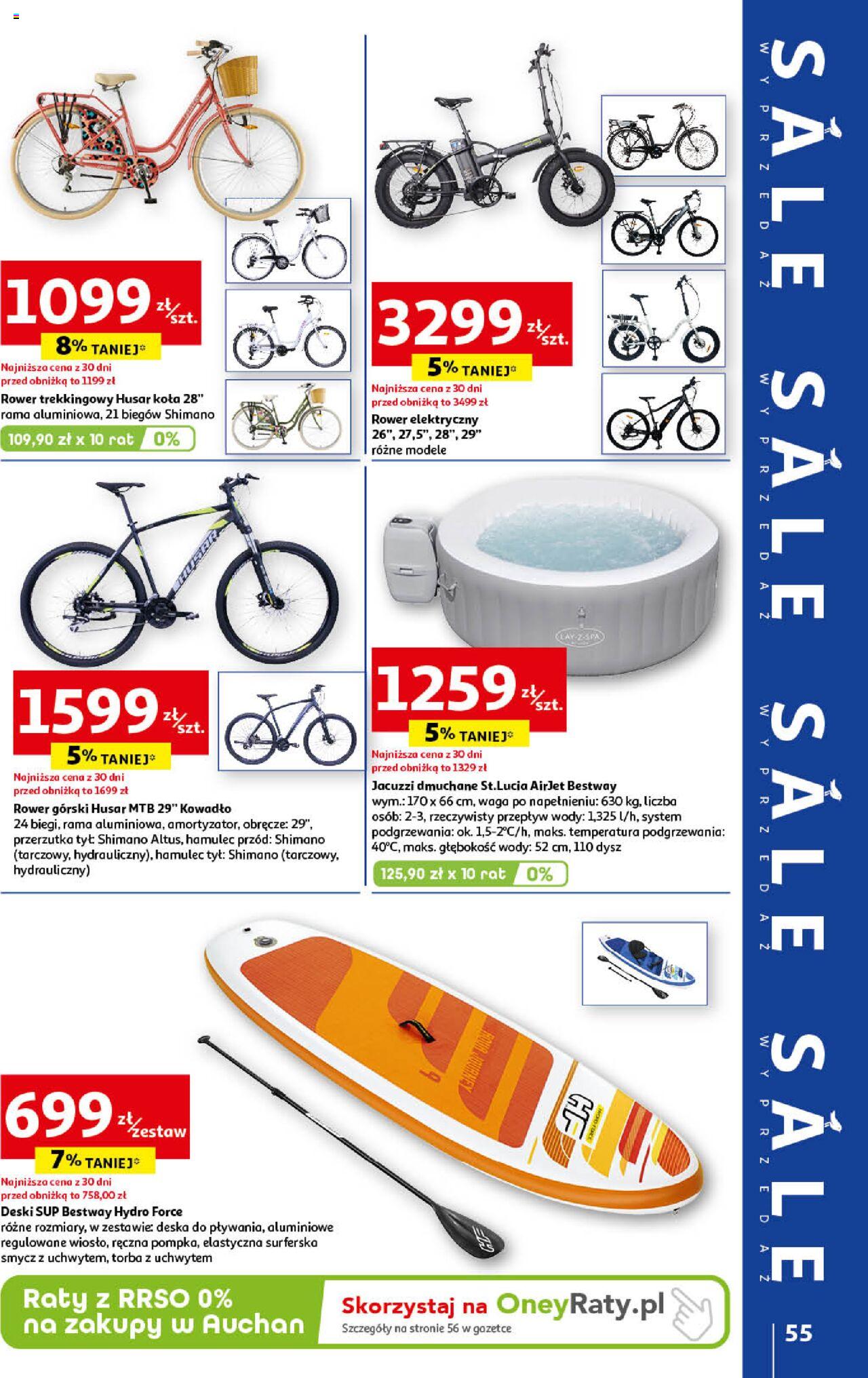 Auchan Ceny w dół Hipermarket Gazetka ważna od 11.07.2024 do 17.07.2024 strona 62