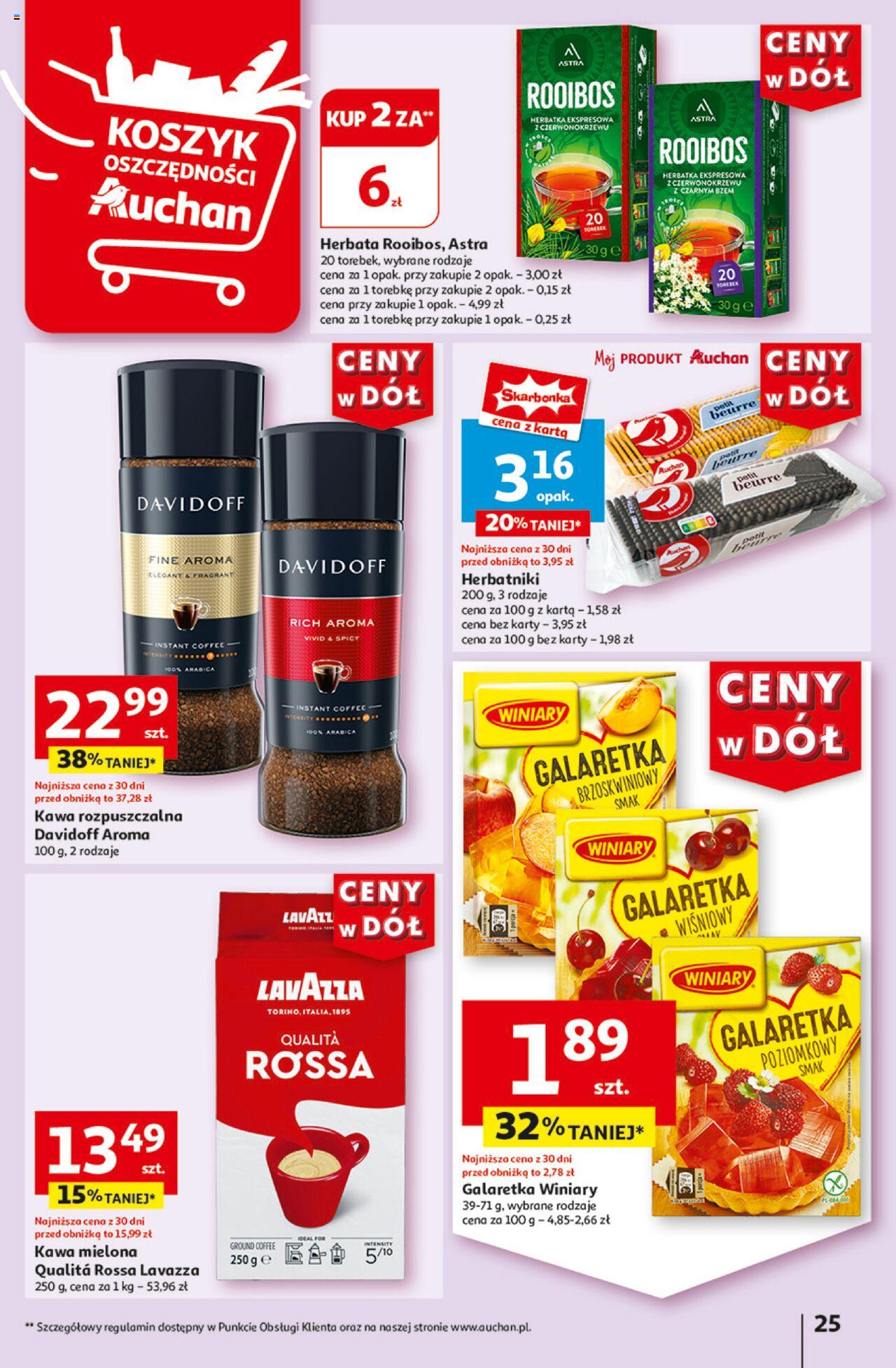 Auchan Ceny w dół Hipermarket Gazetka ważna od 13.06.2024 do 19.06.2024 strona 25
