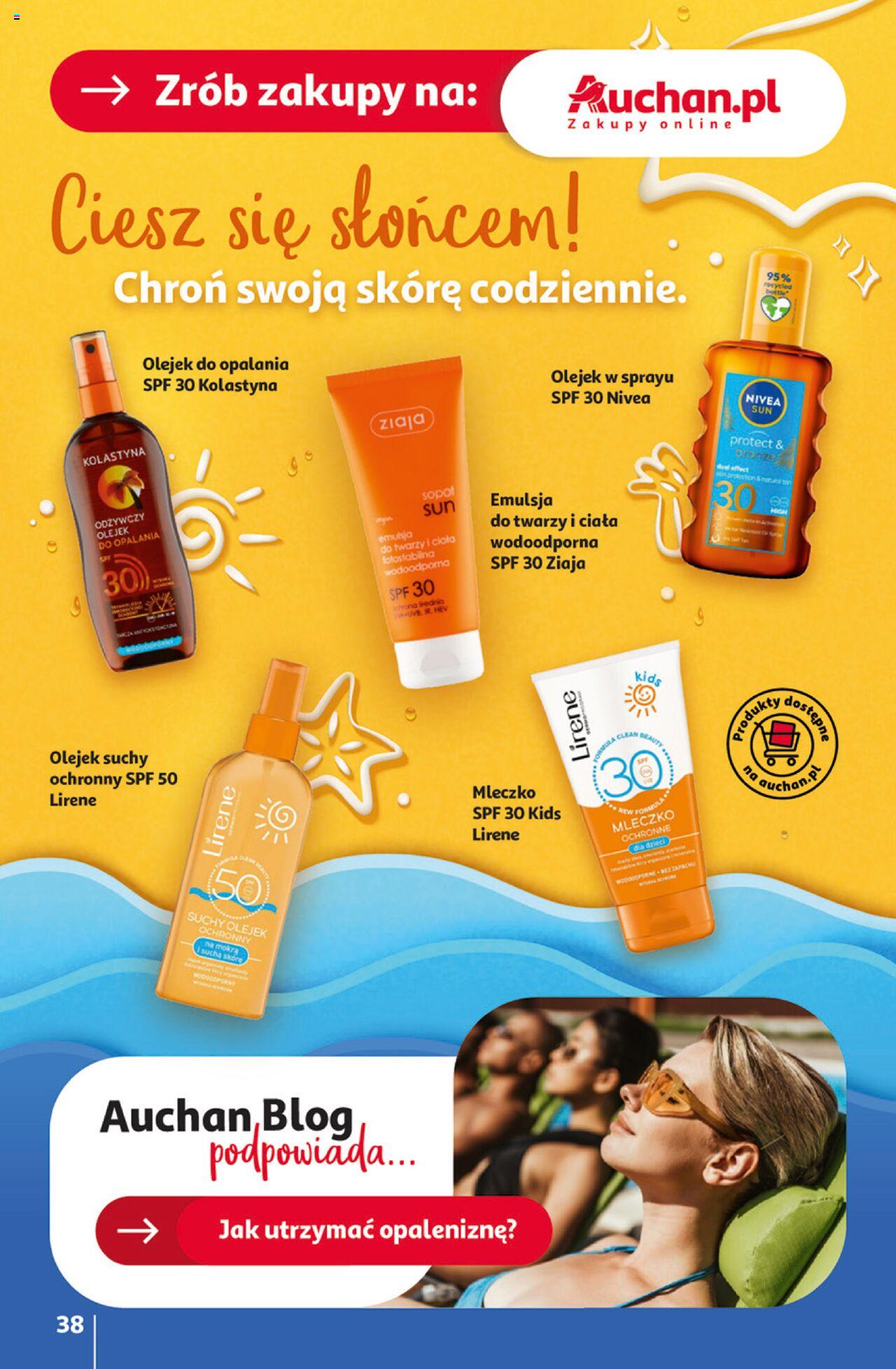 Auchan Ceny w dół Hipermarket Gazetka ważna od 13.06.2024 do 19.06.2024 strona 38