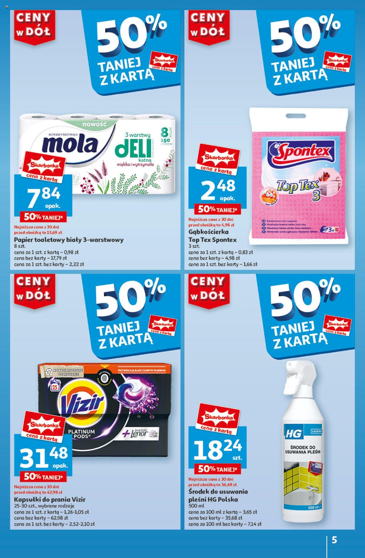 Auchan Ceny w dół Hipermarket Gazetka ważna od 13.06.2024 do 19.06.2024 strona 5