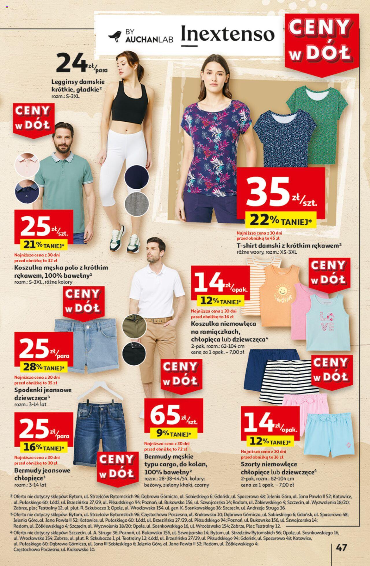Auchan Ceny w dół Hipermarket Gazetka ważna od 13.06.2024 do 19.06.2024 strona 46